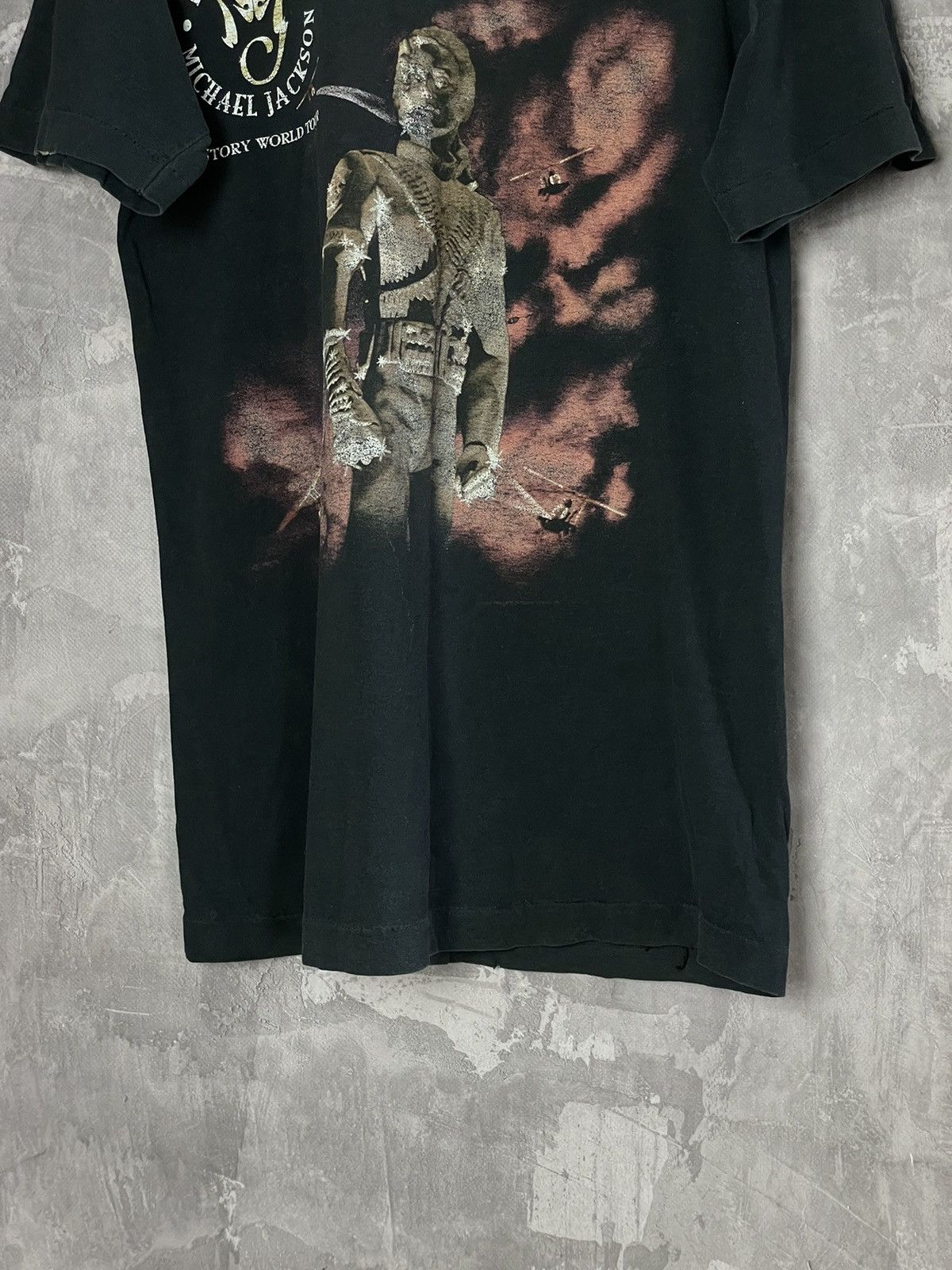 Band Tees × Michael Jackson × Vintage Michael Jackson 1996 vintage history world tour tee Size US M / EU 48-50 / 2 - 5 Thumbnail