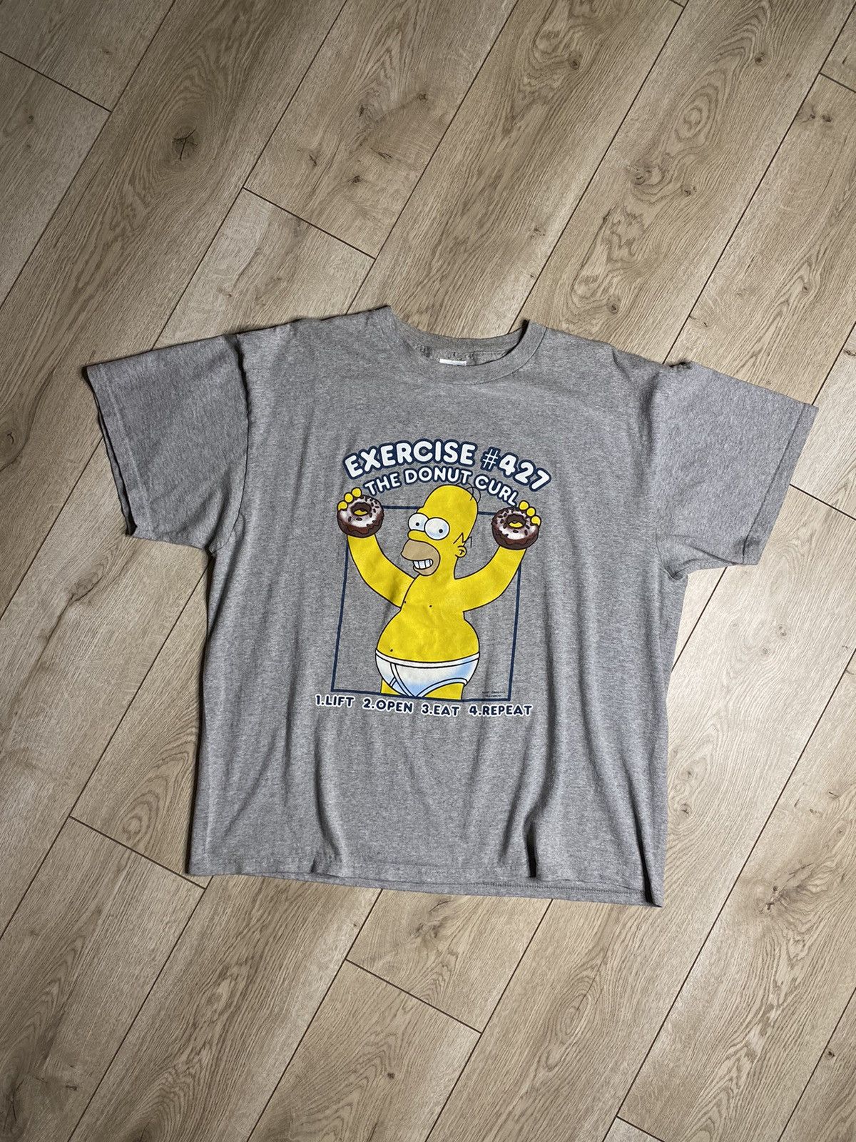 The Simpsons Vintage Homer Simpsons 2002 Tee Y2K Style Size US XL / EU 56 / 4 - 1 Thumbnail