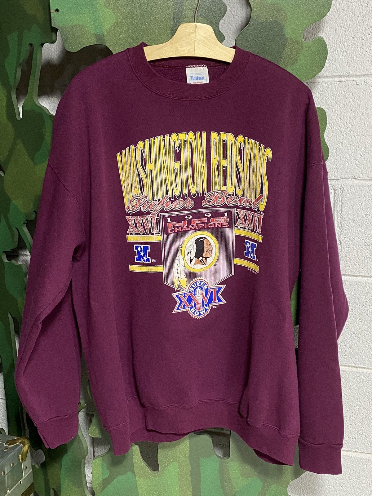 Vintage Vintage Washington Redskins Super Bowl sweatshirt (2XL) Size US XXL / EU 58 / 5 - 7 Thumbnail