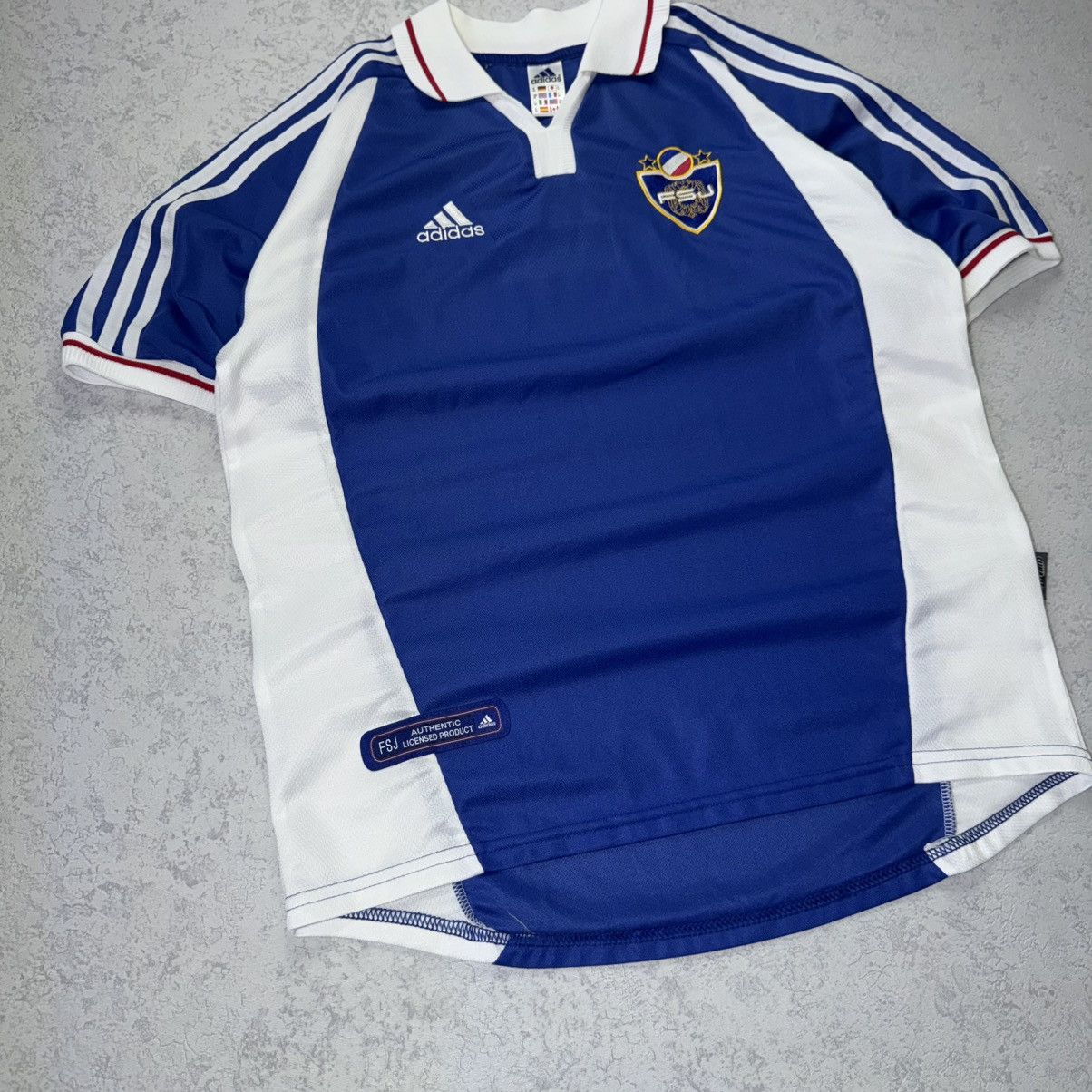 Adidas Adidas Yugoslavia 2000/01 Home Football Soccer Jersey Size M Size US M / EU 48-50 / 2 - 4 Thumbnail