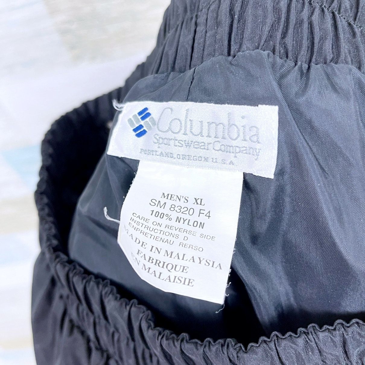 Columbia Columbia Vintage Nylon Rain Pants Black Elastic Mens XL Size US 34 / EU 50 - 8 Thumbnail