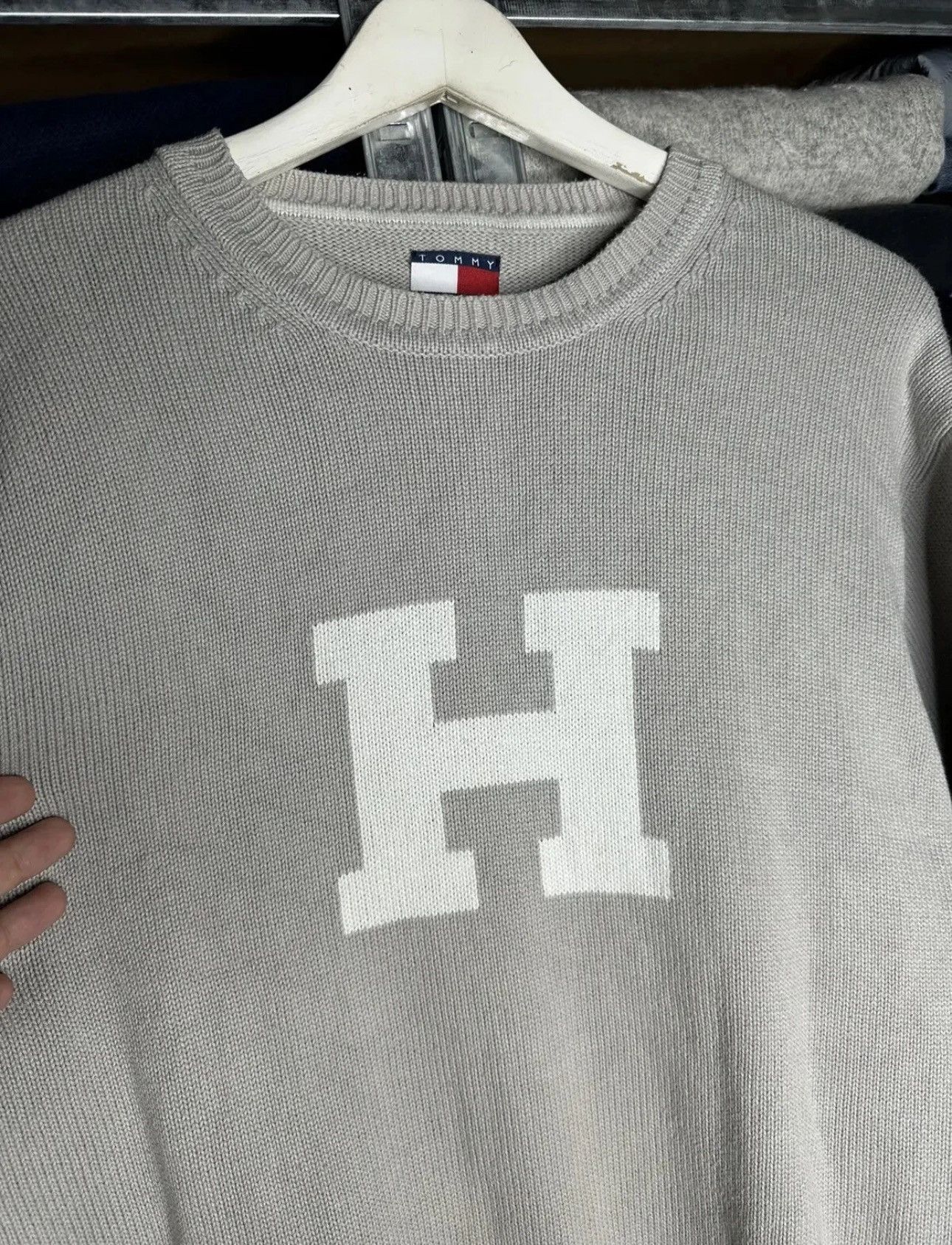 Tommy Hilfiger Tommy Hilfiger Vintage Cotton Knit Sweater Man’s L Size US L / EU 52-54 / 3 - 3 Thumbnail