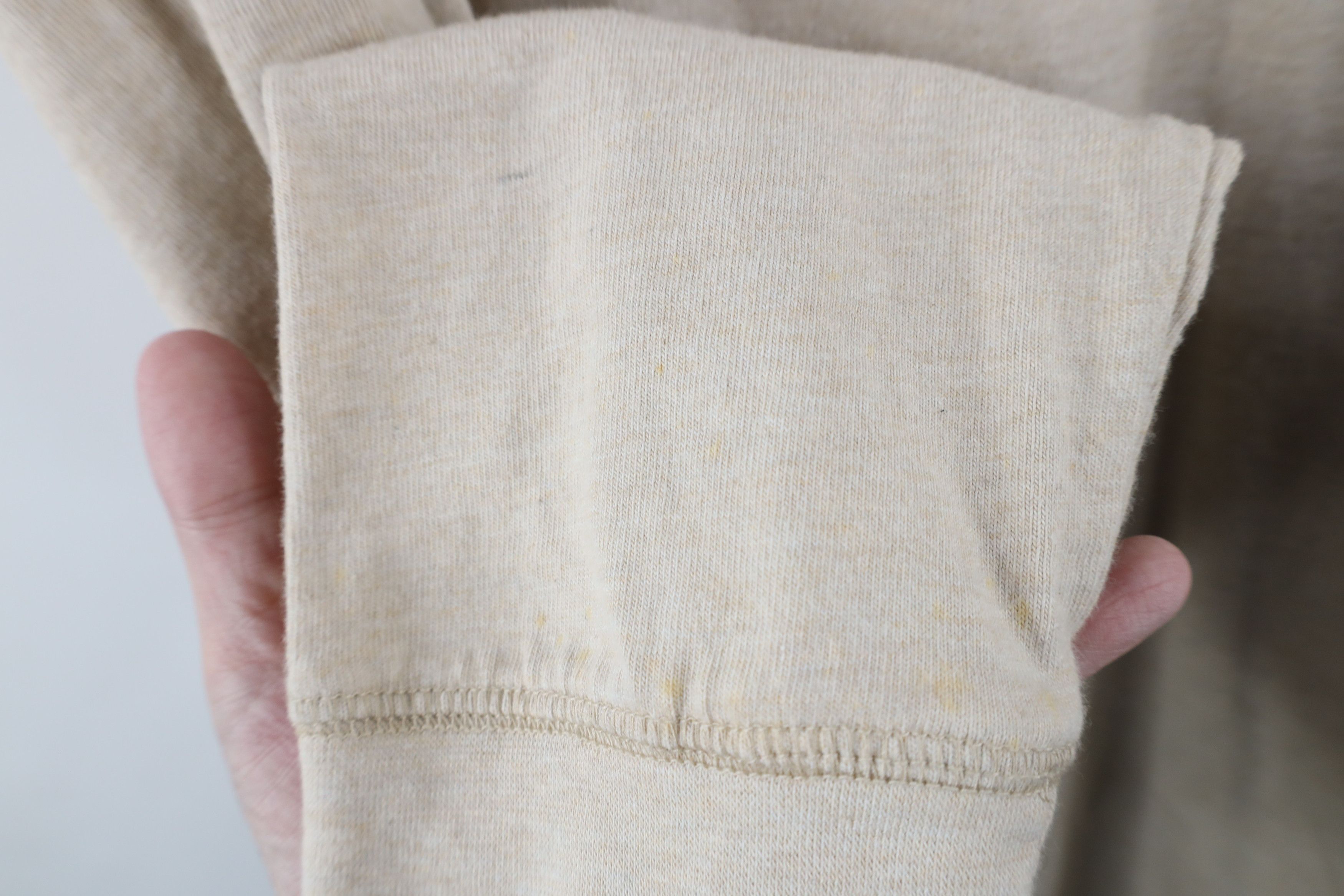 Vintage Vintage 90s Streetwear Long Sleeve Henley T-Shirt Beige Size US L / EU 52-54 / 3 - 7 Thumbnail