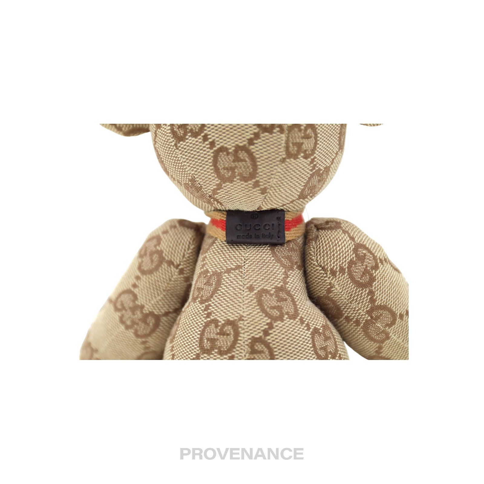 Gucci 🔴 Gucci Teddy Bear - GG Canvas Tan Size ONE SIZE - 7 Thumbnail