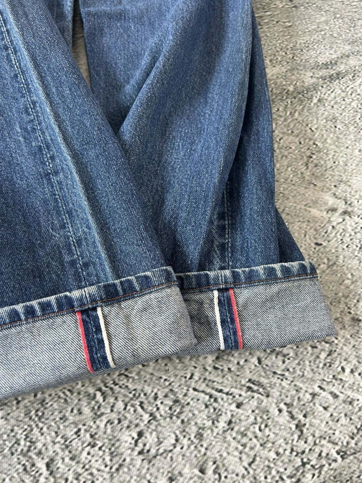 Evisu × Vintage Evisu jeans vintage embroidery seagull logo selvedge Size US 30 / EU 46 - 4 Thumbnail