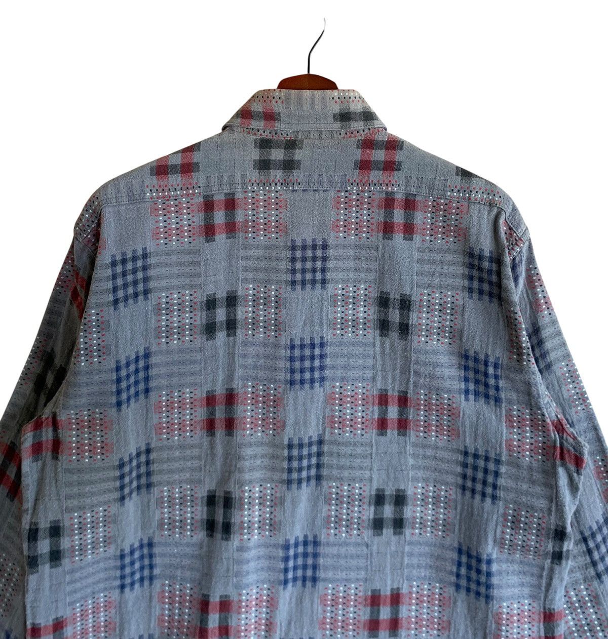Sugar Cane Vintage Japanese Brand Sugar Canes Patchwork Shirt 1990s Size US L / EU 52-54 / 3 - 4 Thumbnail