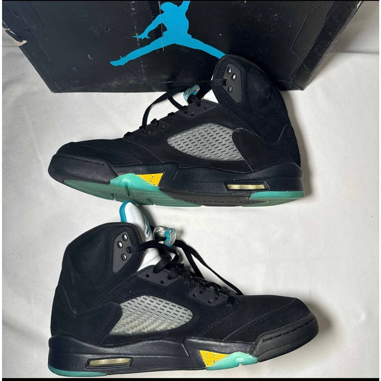 Jordan Brand × Nike Size 13 - Nike Air Jordan 5 Retro Aqua Men's Shoes Size US 13 / EU 46 - 3 Thumbnail