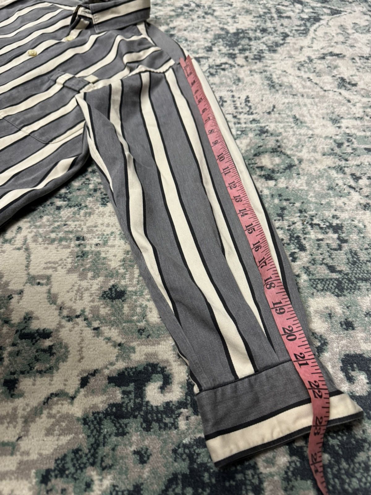 General Research × Vintage GENERAL RESEARCH 2000 STRIPED BUTTON UP SHIRT Size US M / EU 48-50 / 2 - 9 Thumbnail