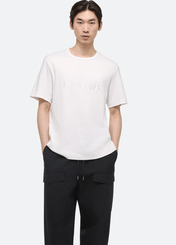 Helmut Lang BNWT SS25 HELMUT LANG LOGO OV TEE TSHIRT XL Size US XL / EU 56 / 4 - 1 Thumbnail