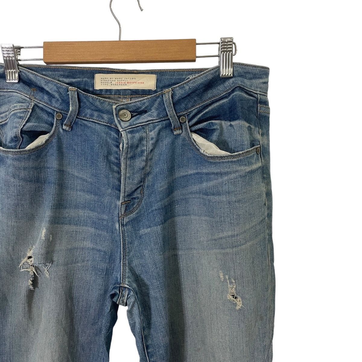 Marc by Marc Jacobs Vintage Marc By Marc Jacobs Distressed Denim Jeans Size US 32 / EU 48 - 2 Thumbnail