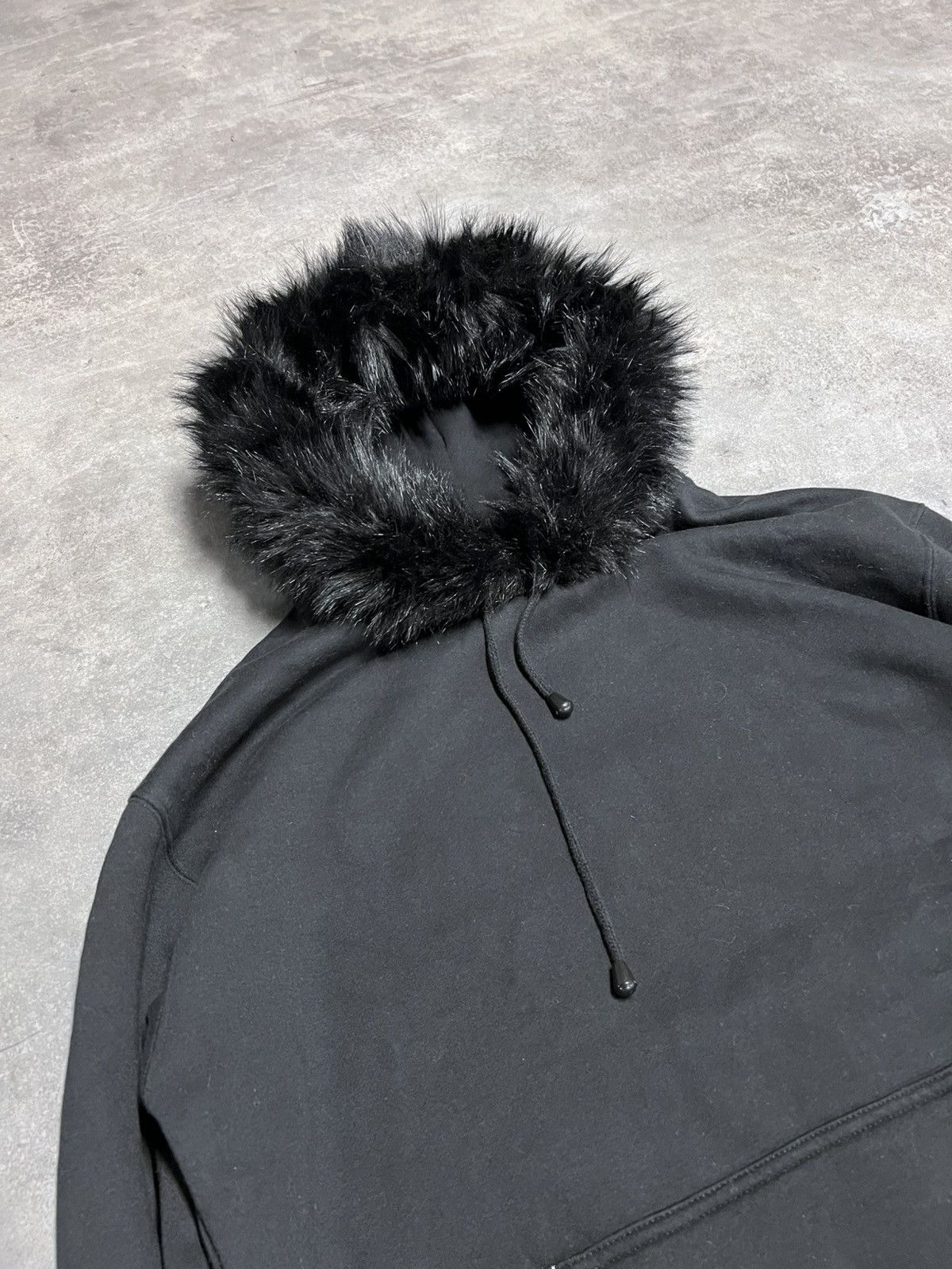Japanese Brand Japanese Style Custom Spiked Faux Fur Hoodie Ifsixwasnine Size US M / EU 48-50 / 2 - 6 Thumbnail