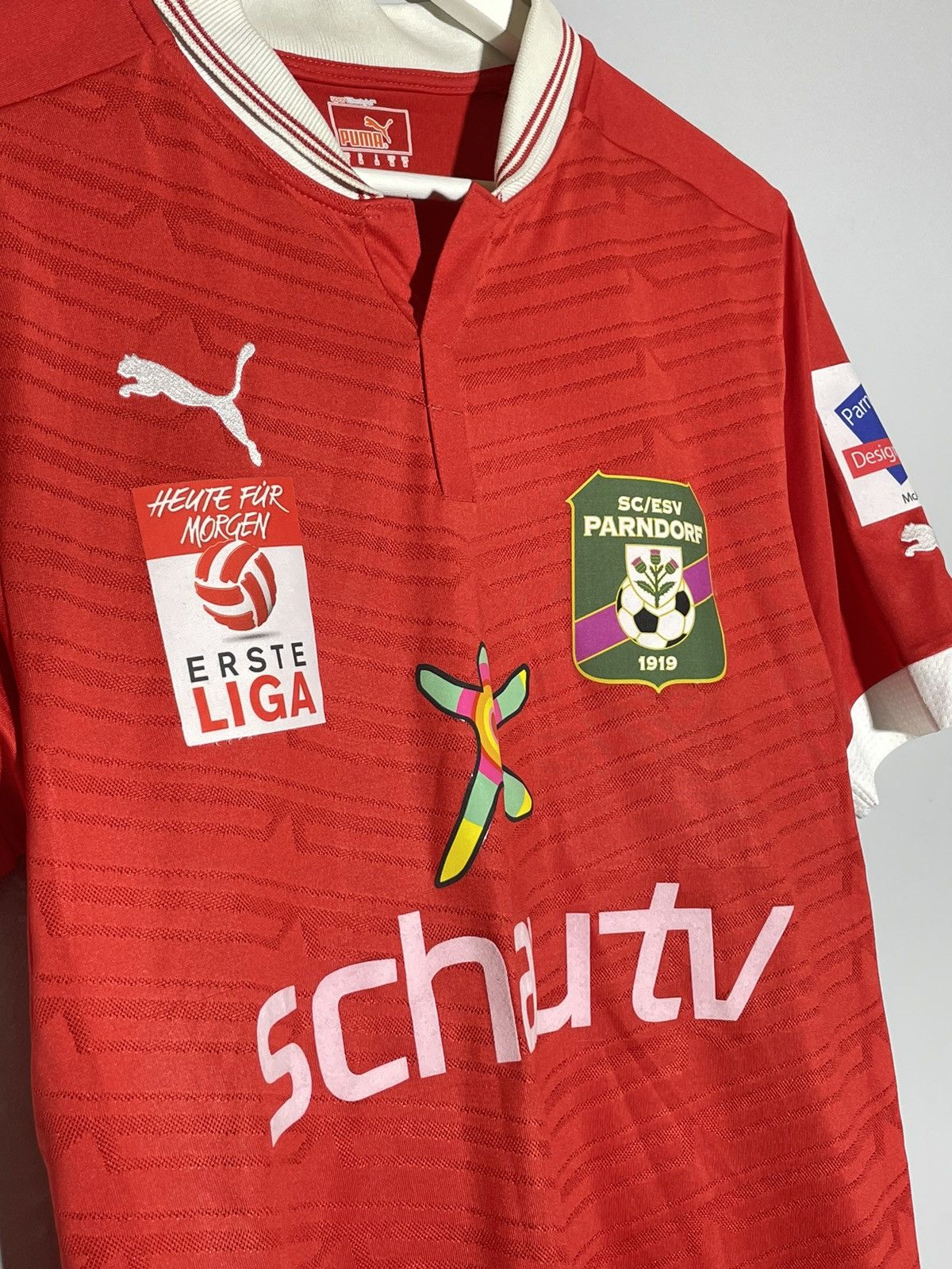 Puma #22 Salamon SC ESV Parndorf Puma Soccer Jersey Size US M / EU 48-50 / 2 - 5 Thumbnail