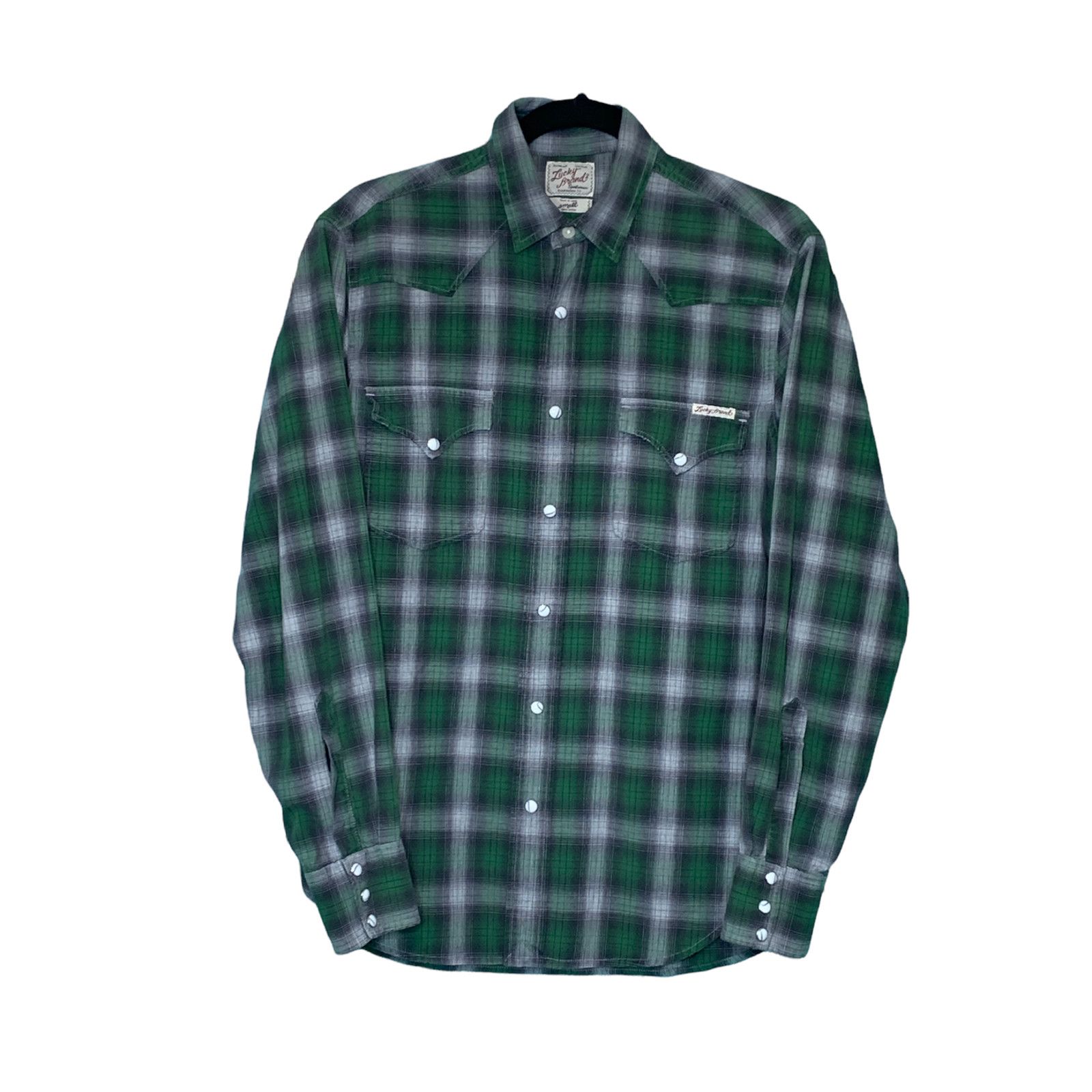 Lucky Brand Lucky Brand men green plaid long sleeves shirt size small Size US S / EU 44-46 / 1 - 1 Thumbnail