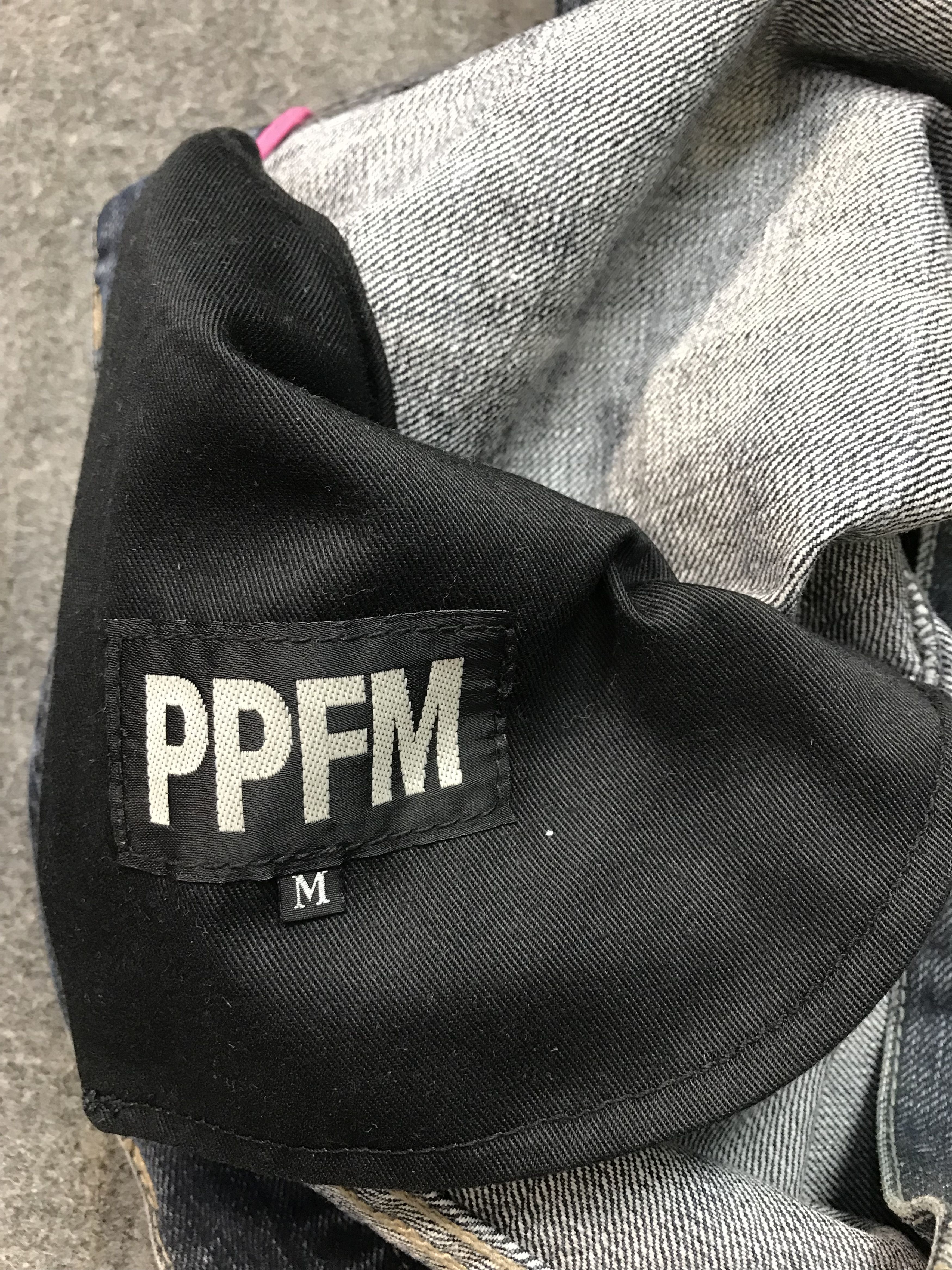 PPFM Rare PPFM Underground Seditionaries Printed Indigo Denim Size US 32 / EU 48 - 9 Thumbnail