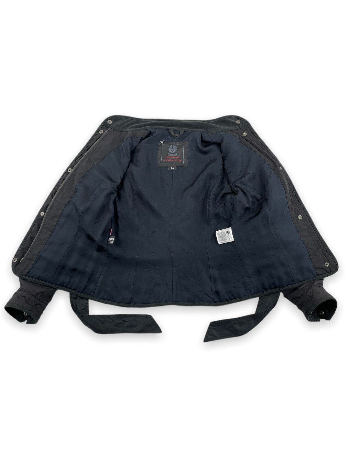 Belstaff Women’s Motorcycle England Silver Label Nylon Belted Jacket Bomber Size S / US 4 / IT 40 - 7 Thumbnail