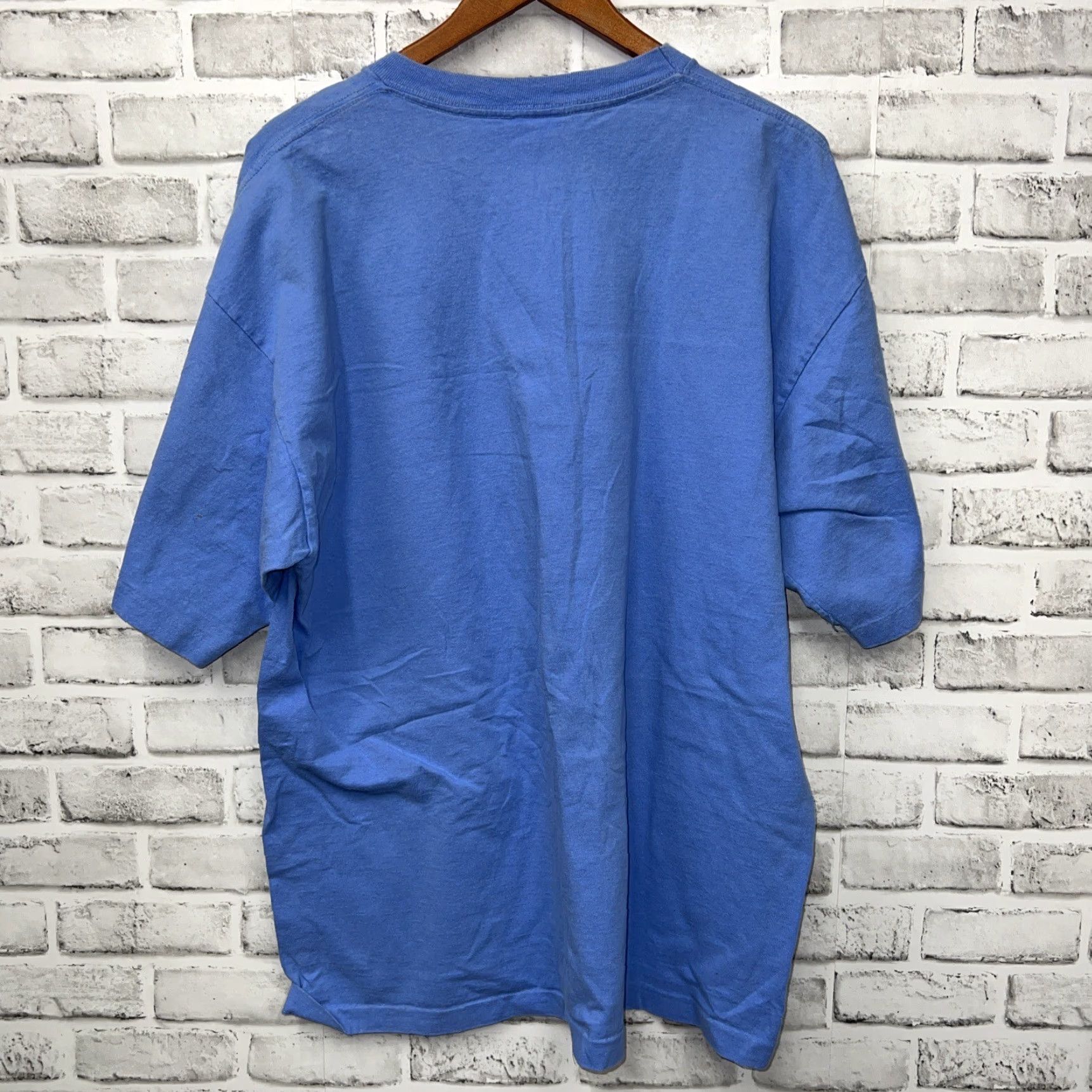 Vintage VTG Alore T-Shirt Blue USA 2XL Stitch What Would Scooby Do? Mens Shirt Size US XXL / EU 58 / 5 - 4 Thumbnail
