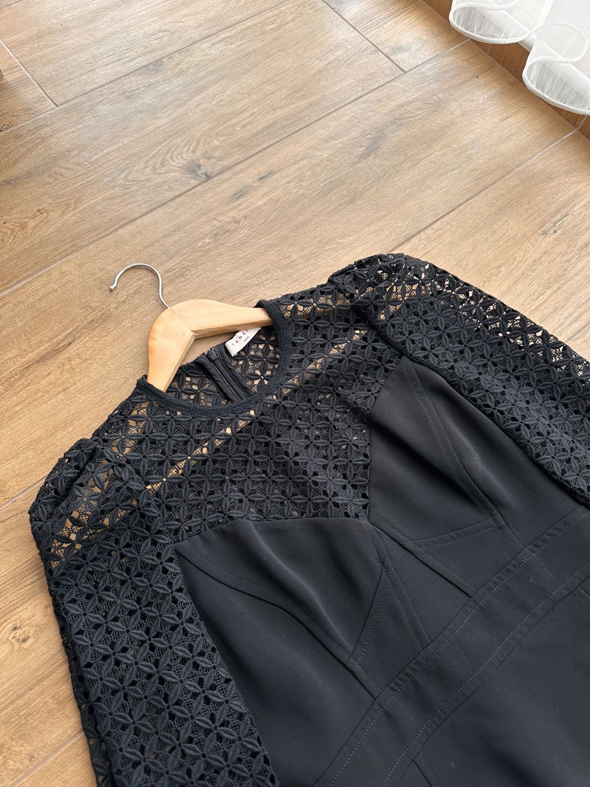 Sandro × Vintage Sandro Luxury Emilia Lace Dress Size S / US 4 / IT 40 - 5 Thumbnail
