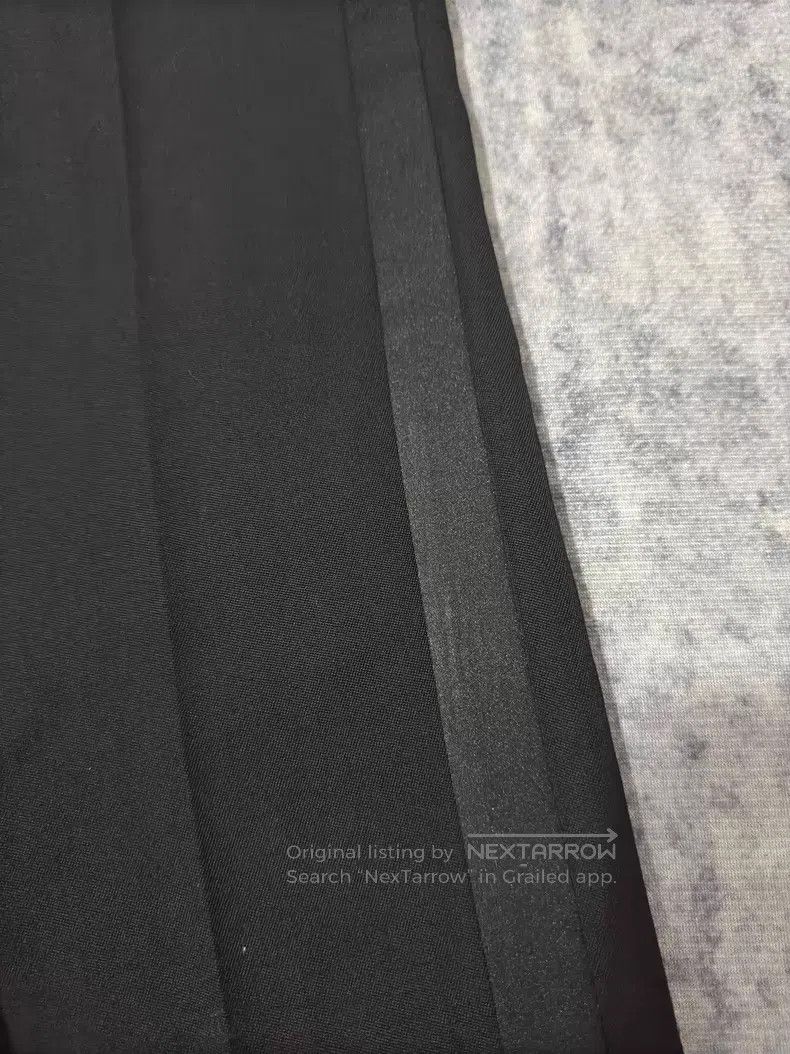 Saint Laurent Paris Saint Laurent Paris Black Samurai Satin Wool Smoking Pants Size US 30 / EU 46 - 4 Thumbnail