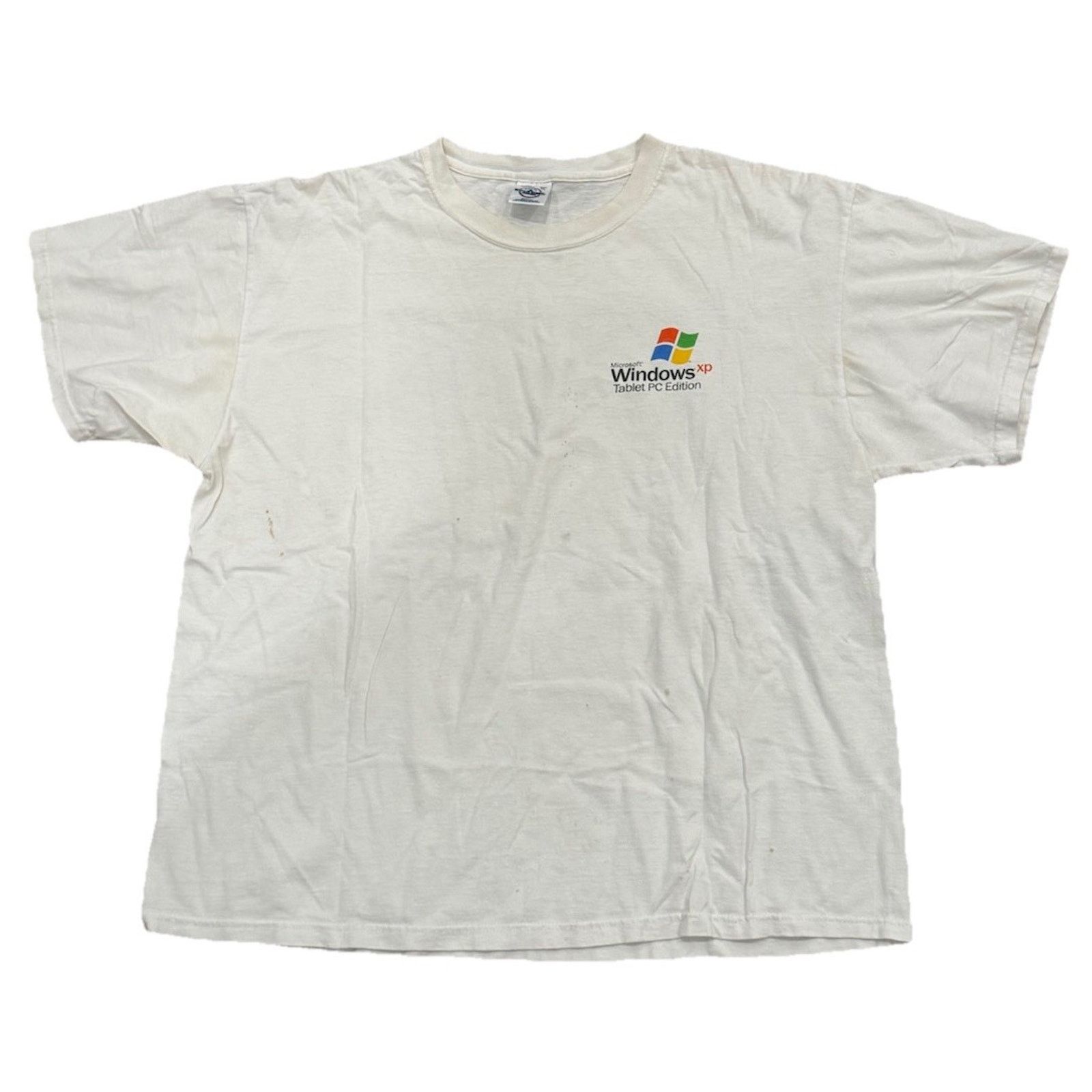 Delta Rare Vintage Windows XP Tablet PC Edition Tee 90s Stains | Grailed