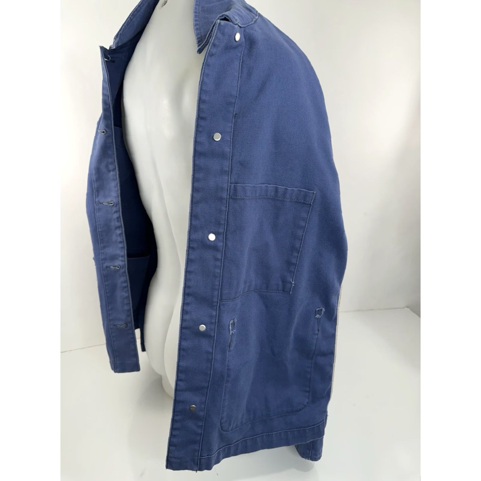 Wallace & Barnes WALLACE & BARNES Jacket - Canvas Ranch Chore Blue Mens M Shirt? Size US M / EU 48-50 / 2 - 5 Thumbnail