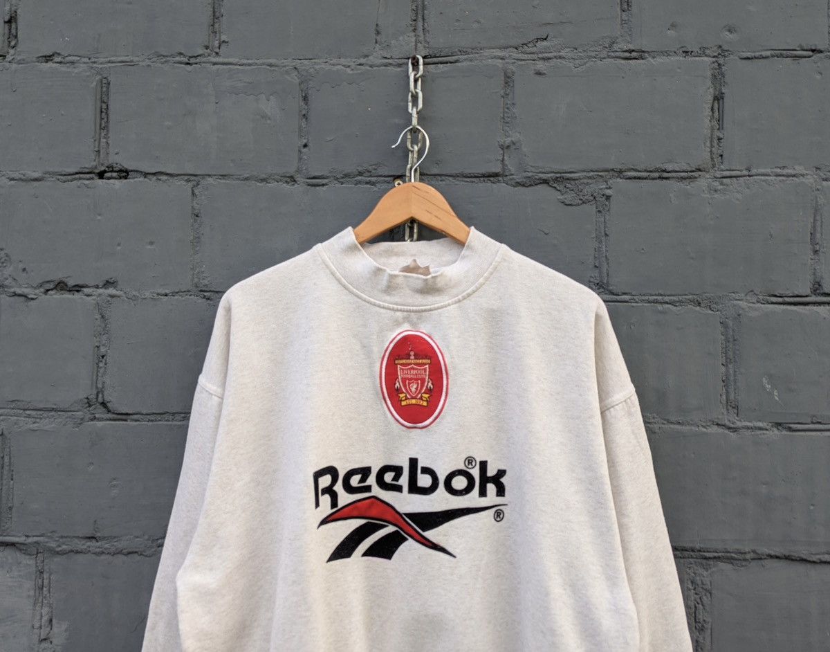 Reebok Reebok Liverpool Sweatshirt Vintage 90s Training Football Size US L / EU 52-54 / 3 - 3 Thumbnail