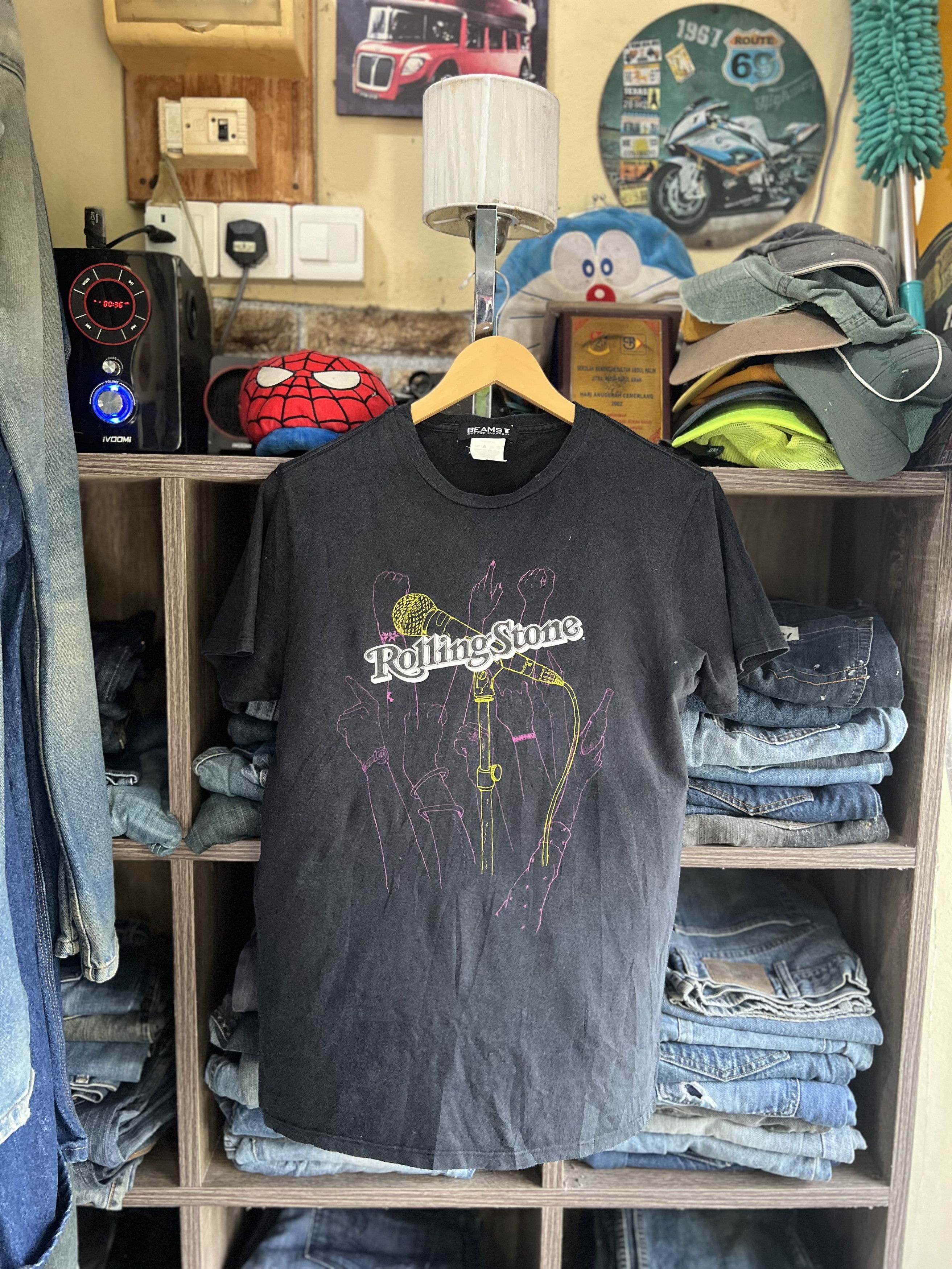 Band Tees 🔥Rare Beams x Rolling Stone Tee Size US S / EU 44-46 / 1 - 9 Thumbnail