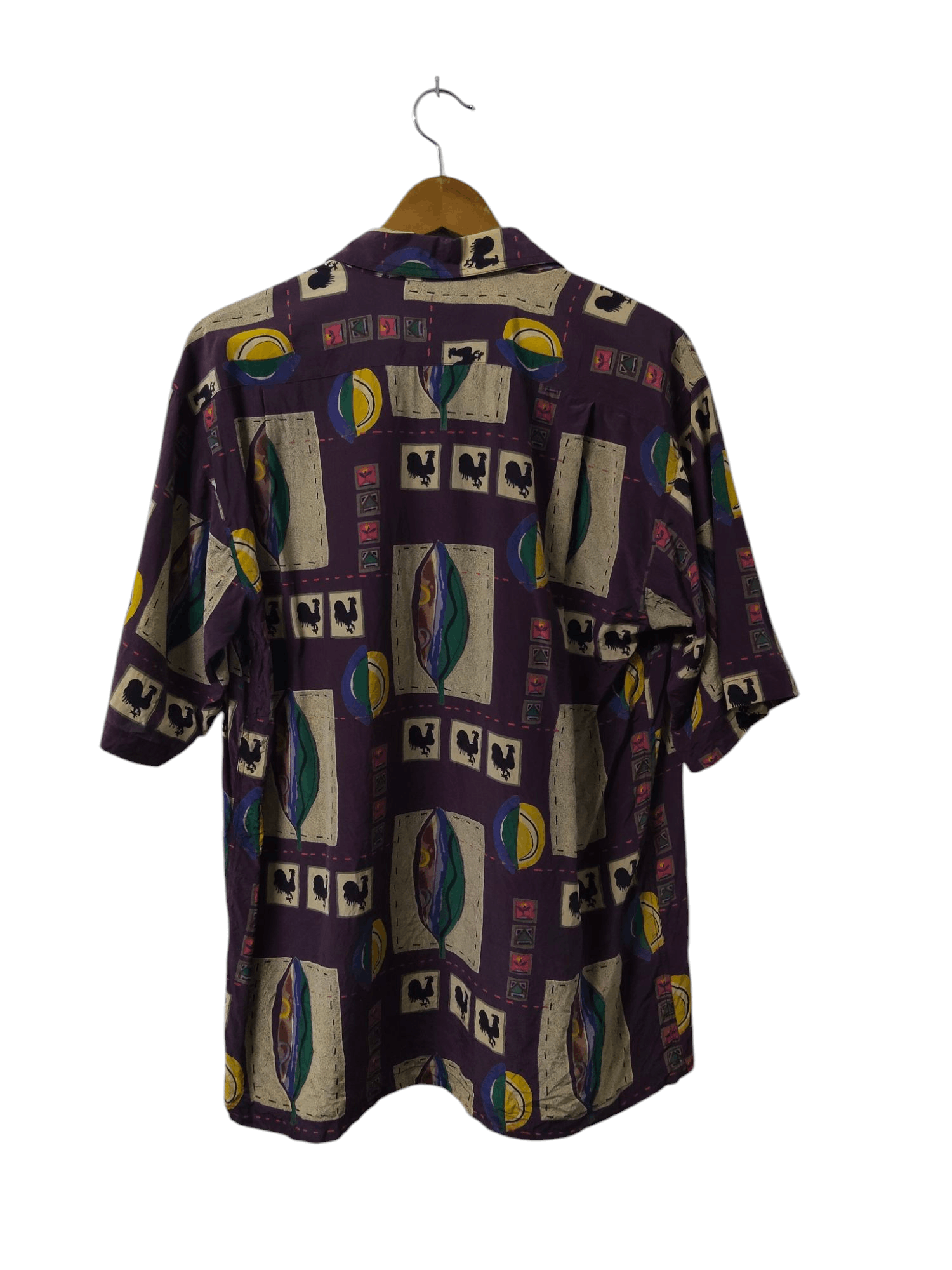 Japanese Brand vintage 90s alvanro crazy shirt hawaii button ups shirt Size US L / EU 52-54 / 3 - 2 Thumbnail