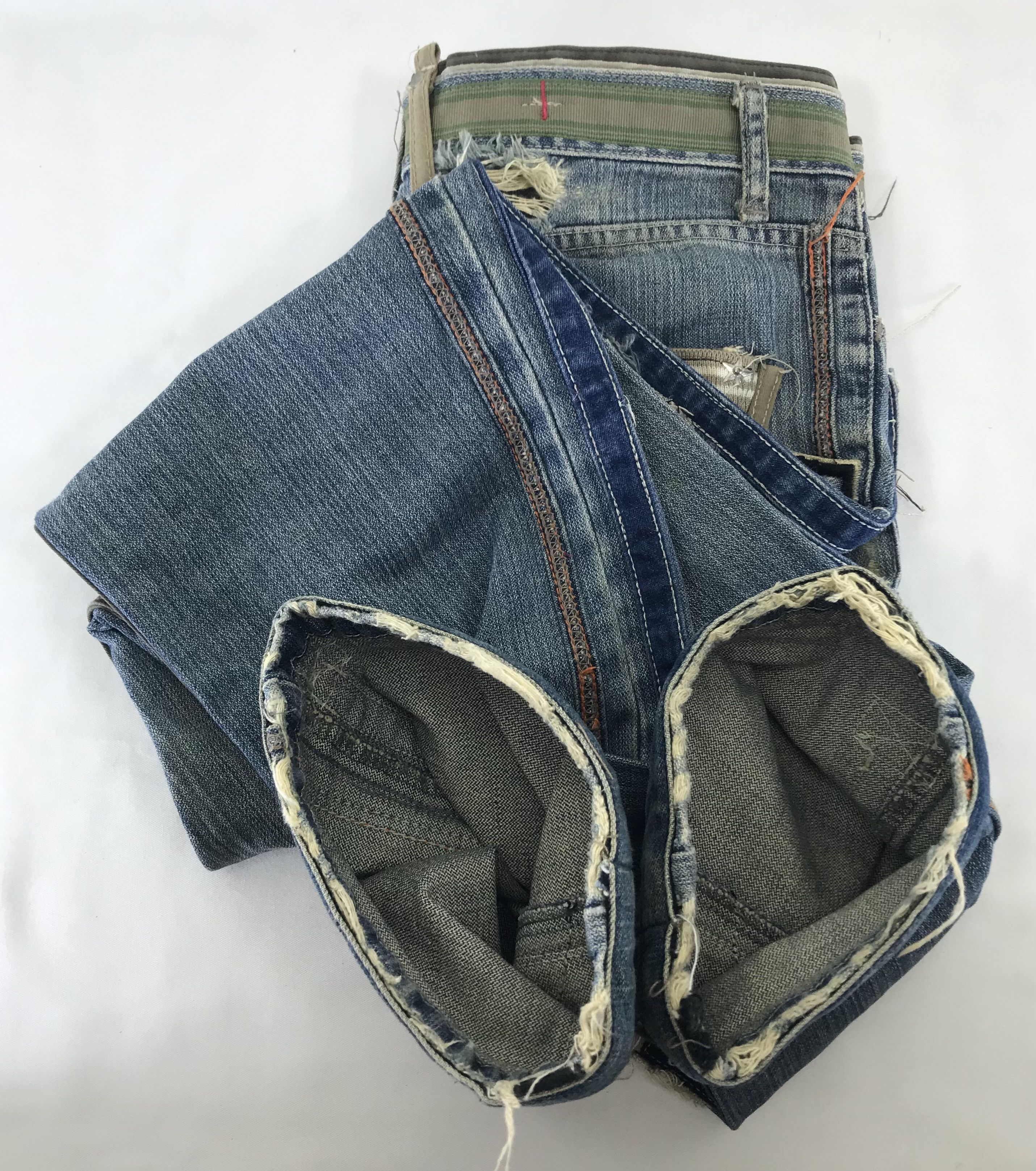 Japanese Brand Vintage Japanese Hybrid Stylish Jeans Size US 30 / EU 46 - 12 Thumbnail