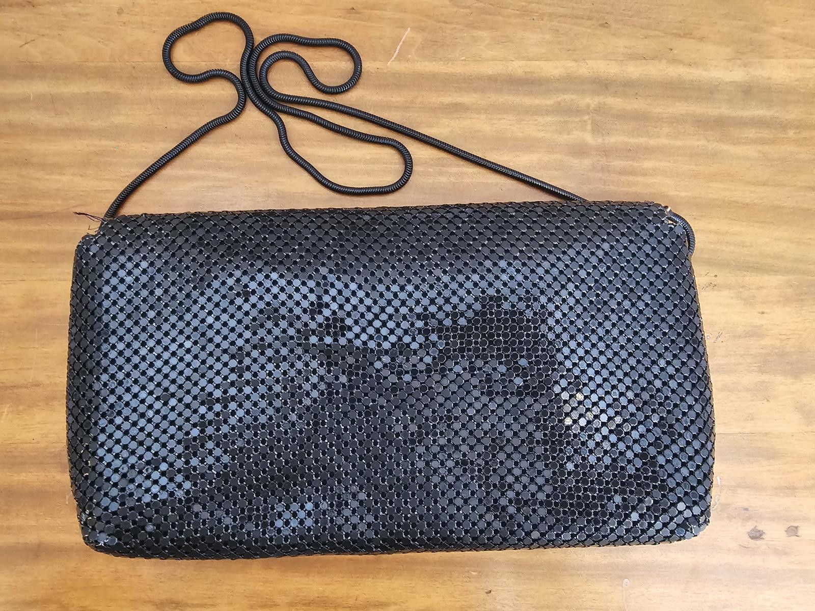 Other Sequin Clutch Bag Black Womens Vintage Size ONE SIZE - 4 Thumbnail