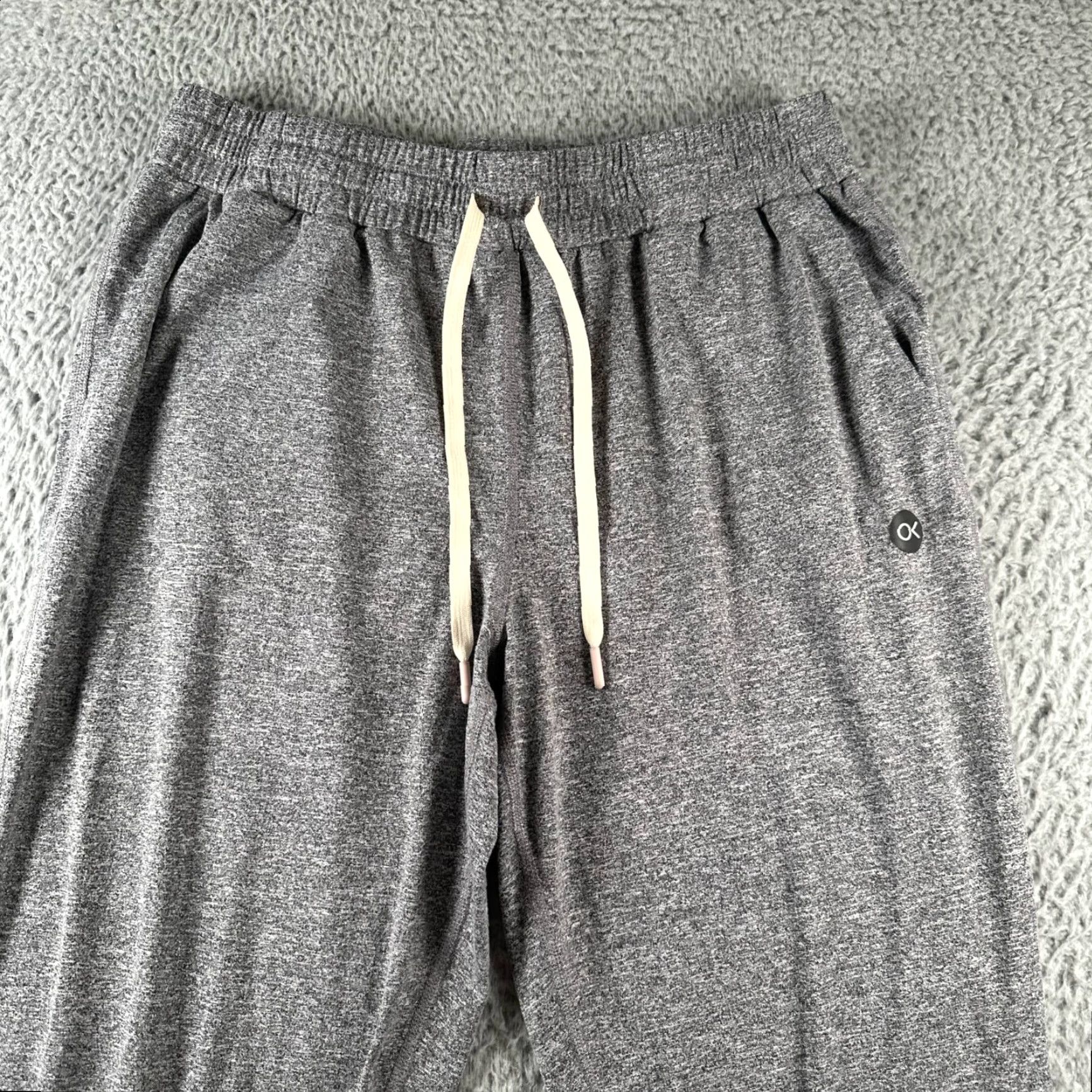 Outerknown VINTAGE Outerknown Sweatpants Womens M Gray Jogger Drawstring Lightweight Lounge Beach Size 32" / US 10 / IT 46 - 2 Thumbnail