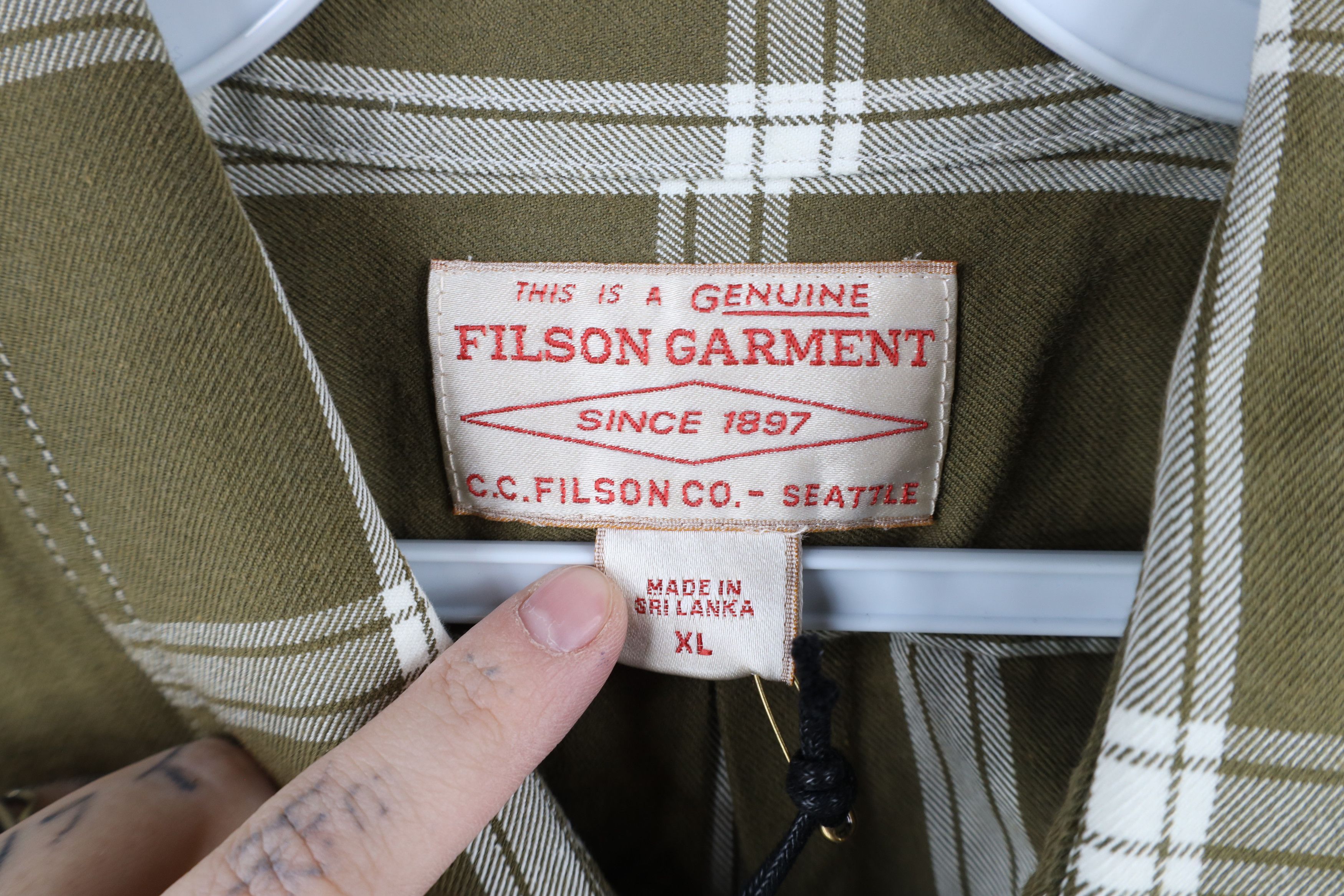 Filson × Vintage New CC Filson Short Sleeve Alaskan Guide Button Shirt Plaid Size US XL / EU 56 / 4 - 8 Thumbnail