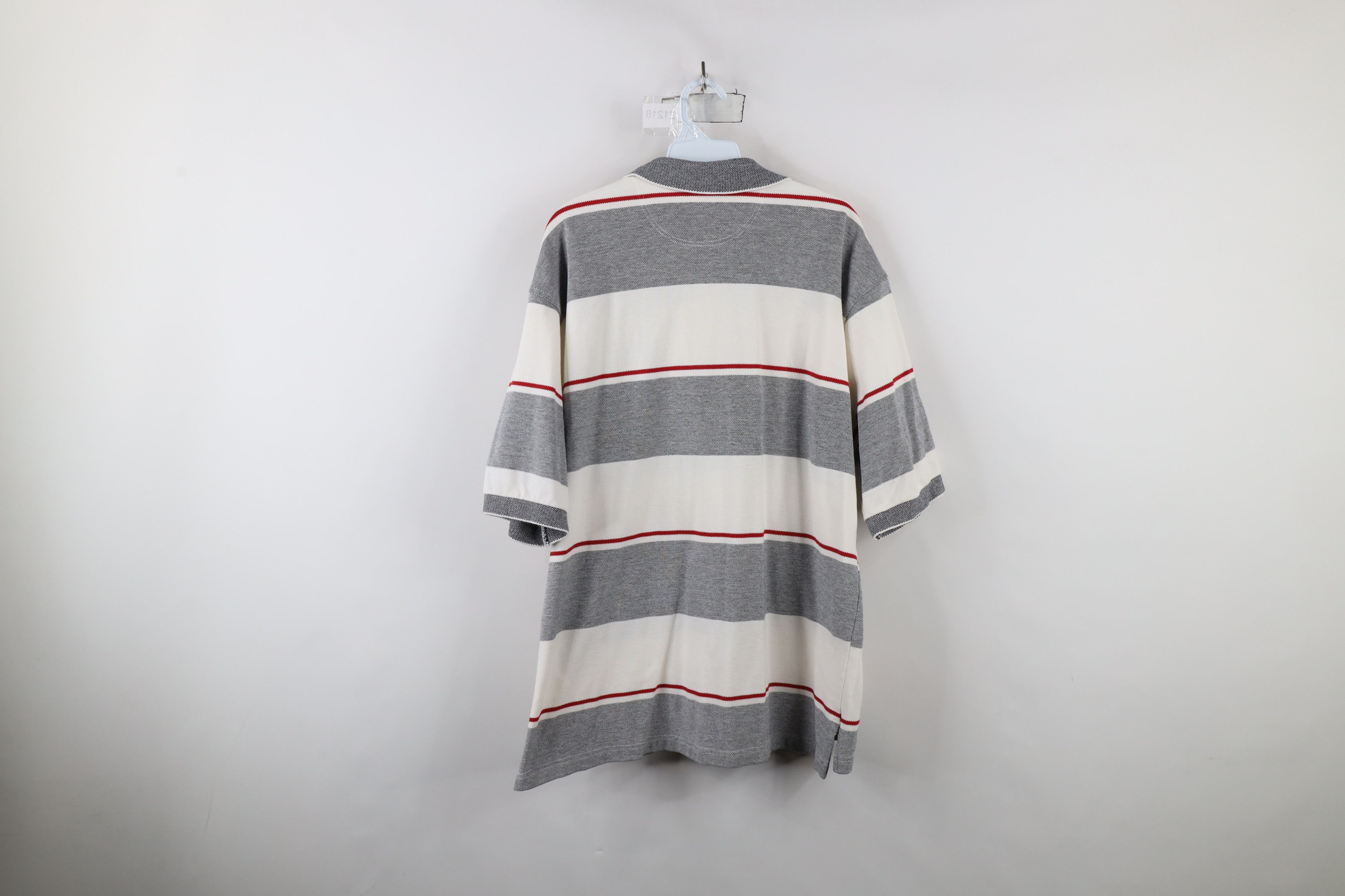 Vintage Vintage 90s Ohio State University Collared Shirt Striped Size US XL / EU 56 / 4 - 10 Thumbnail