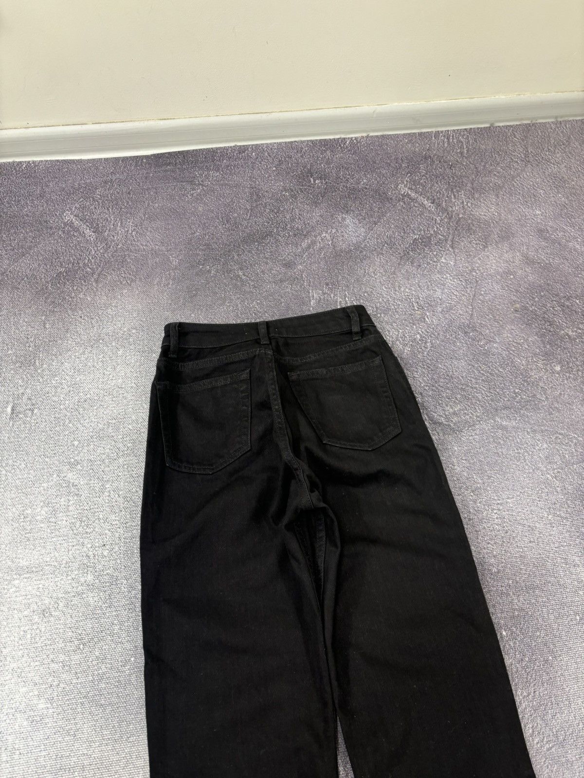 Sandro Sandro NWT Women’s Snapy Snap High-Rise Black Flared Jeans Size 26" / US 2 / IT 38 - 19 Thumbnail