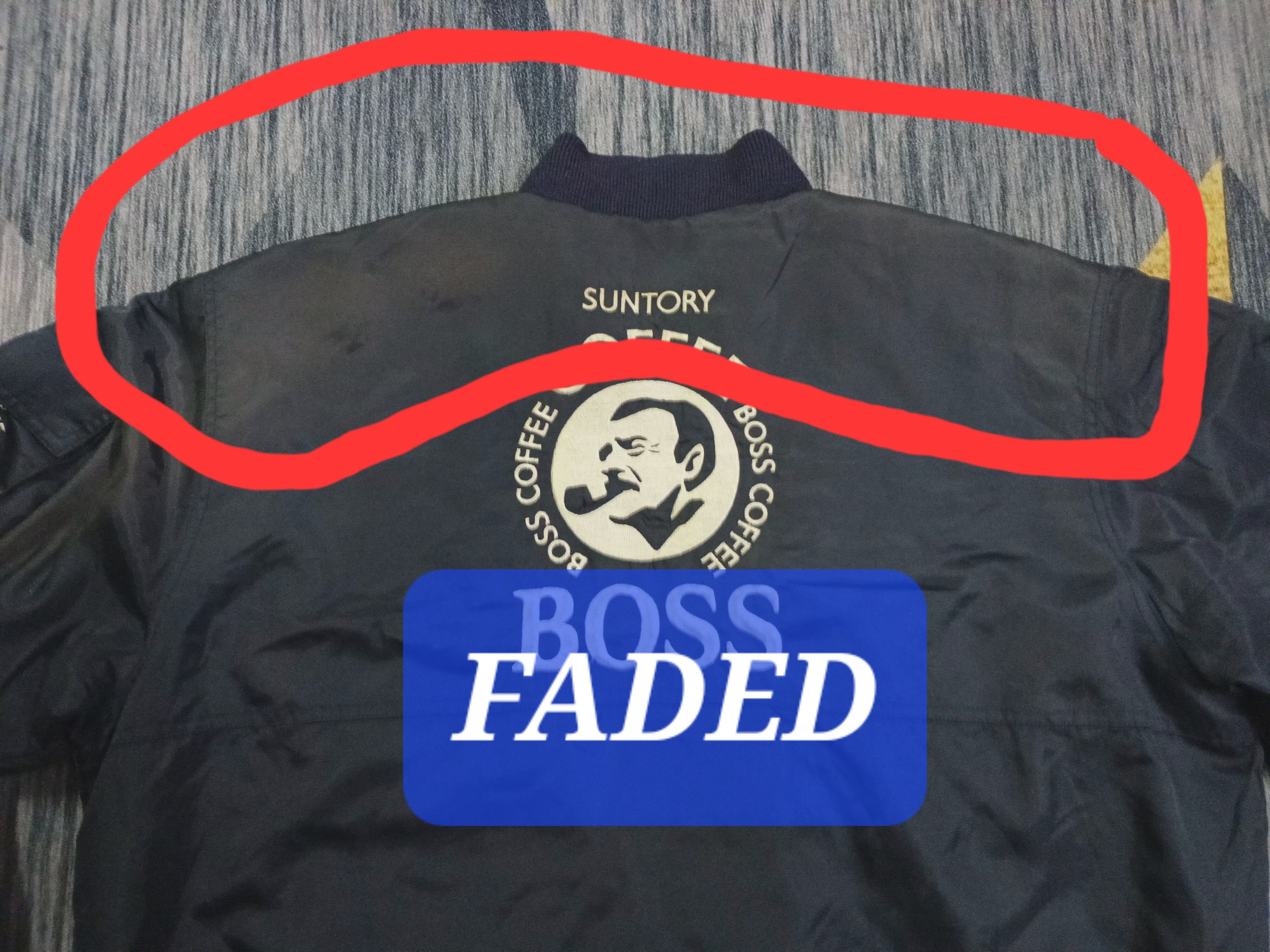 Japanese Brand 🔥 SUNTORY COFFEE BOSS BOMBER JACKET 🔥 Size US XXL / EU 58 / 5 - 11 Thumbnail