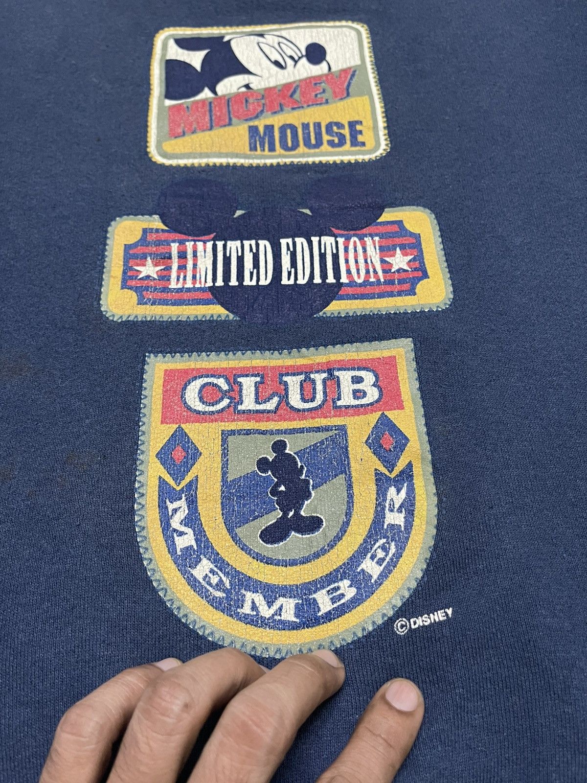Mickey Mouse 90s MICKEY MOUSE LIMITED EDITION SWEATSHIRT NICLEY FADED Size US M / EU 48-50 / 2 - 7 Thumbnail