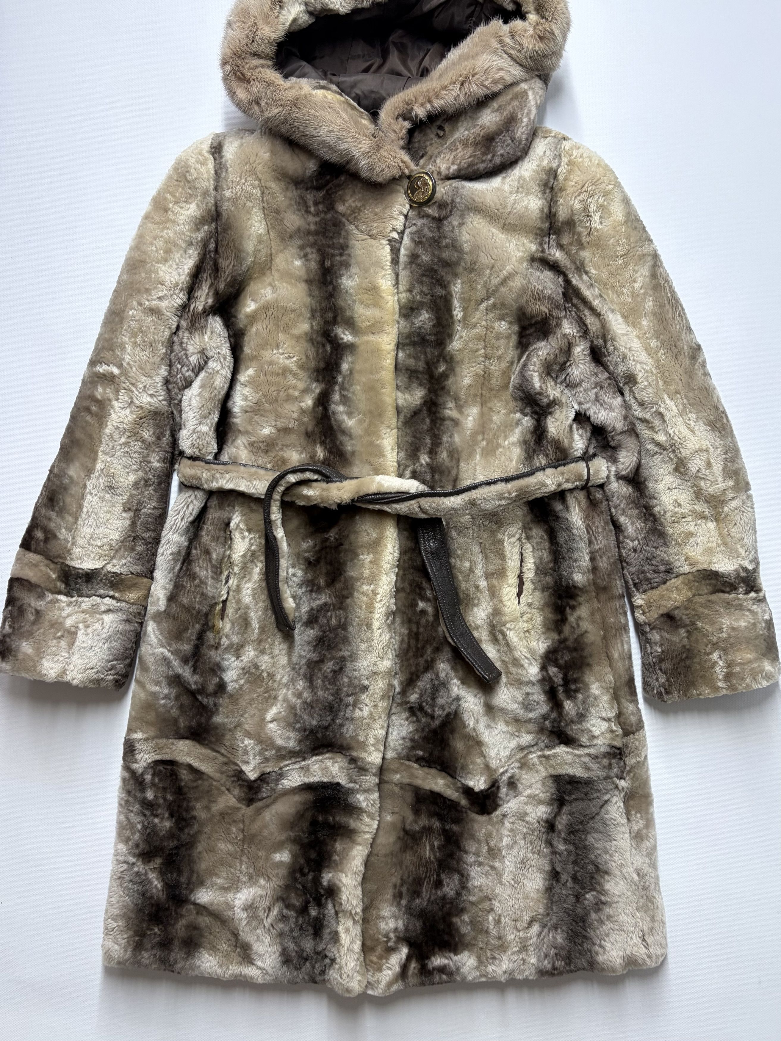 Vintage Vintage Women's Real Fur Coat Size XL / US 12-14 / IT 48-50 - 3 Thumbnail