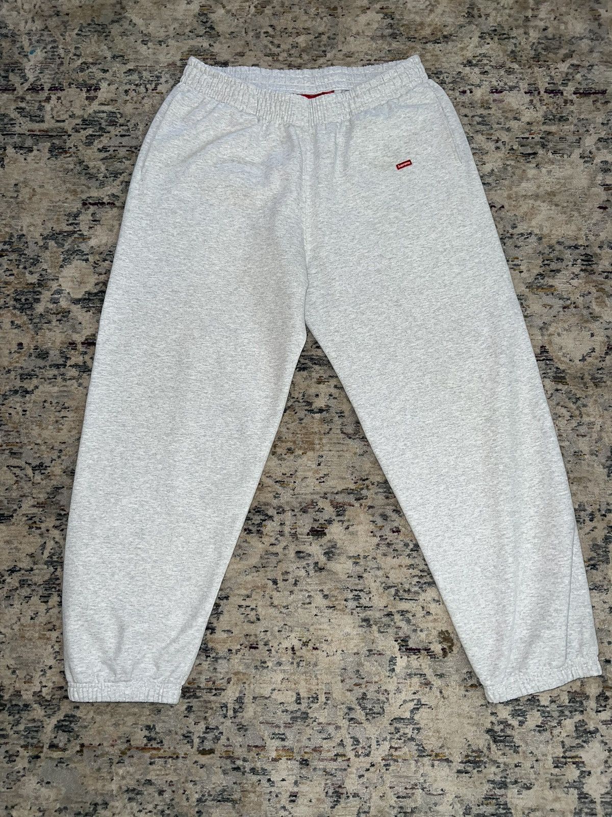 Supreme Supreme Small Box Logo Grey Sweatpants Sz XL | Grailed