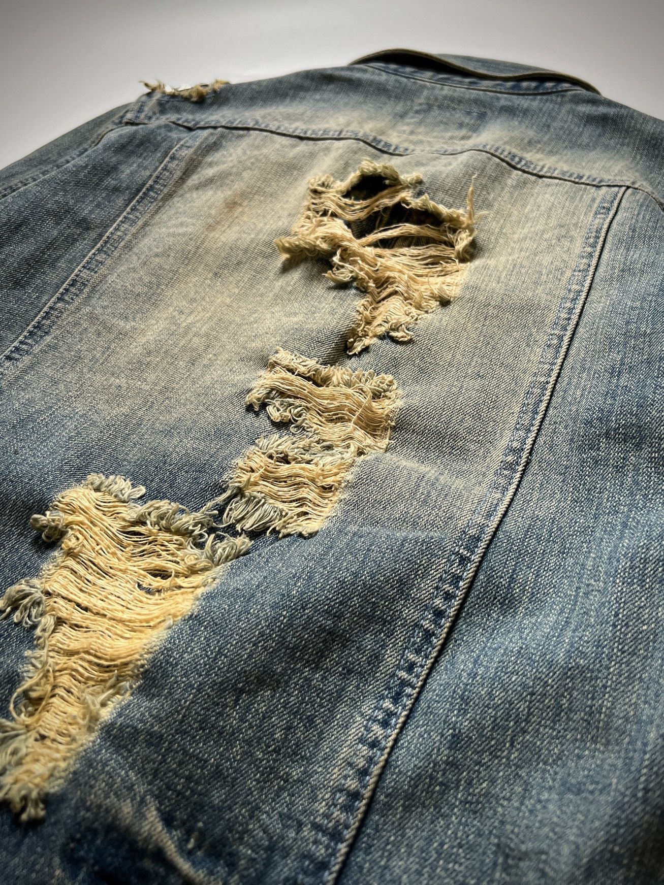 Japanese Brand GLAD NEWS Mudwash Distressed Studded Punk Archive Jacket Y2K Size US S / EU 44-46 / 1 - 10 Thumbnail