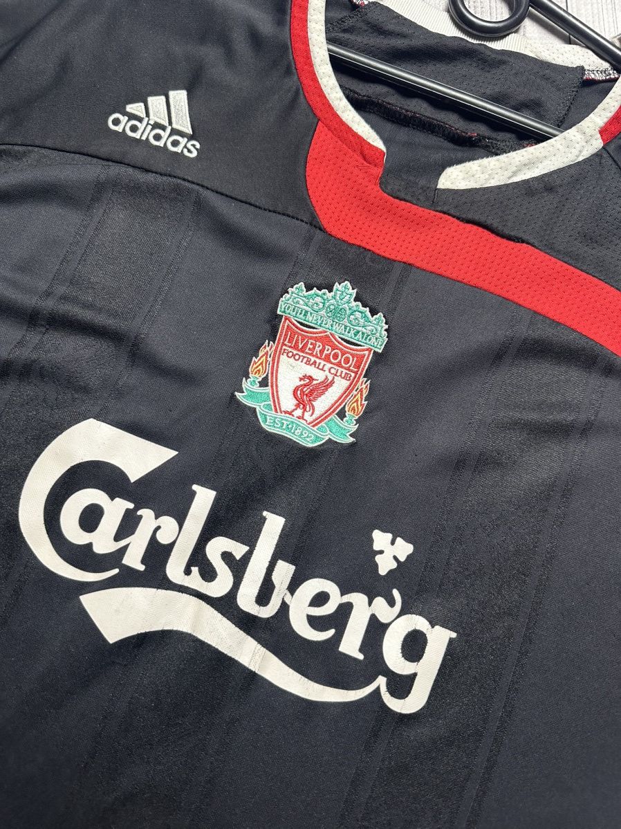 Adidas × Vintage Vintage adidas Liverpool black soccer jersey size XXL Size US XXL / EU 58 / 5 - 5 Thumbnail