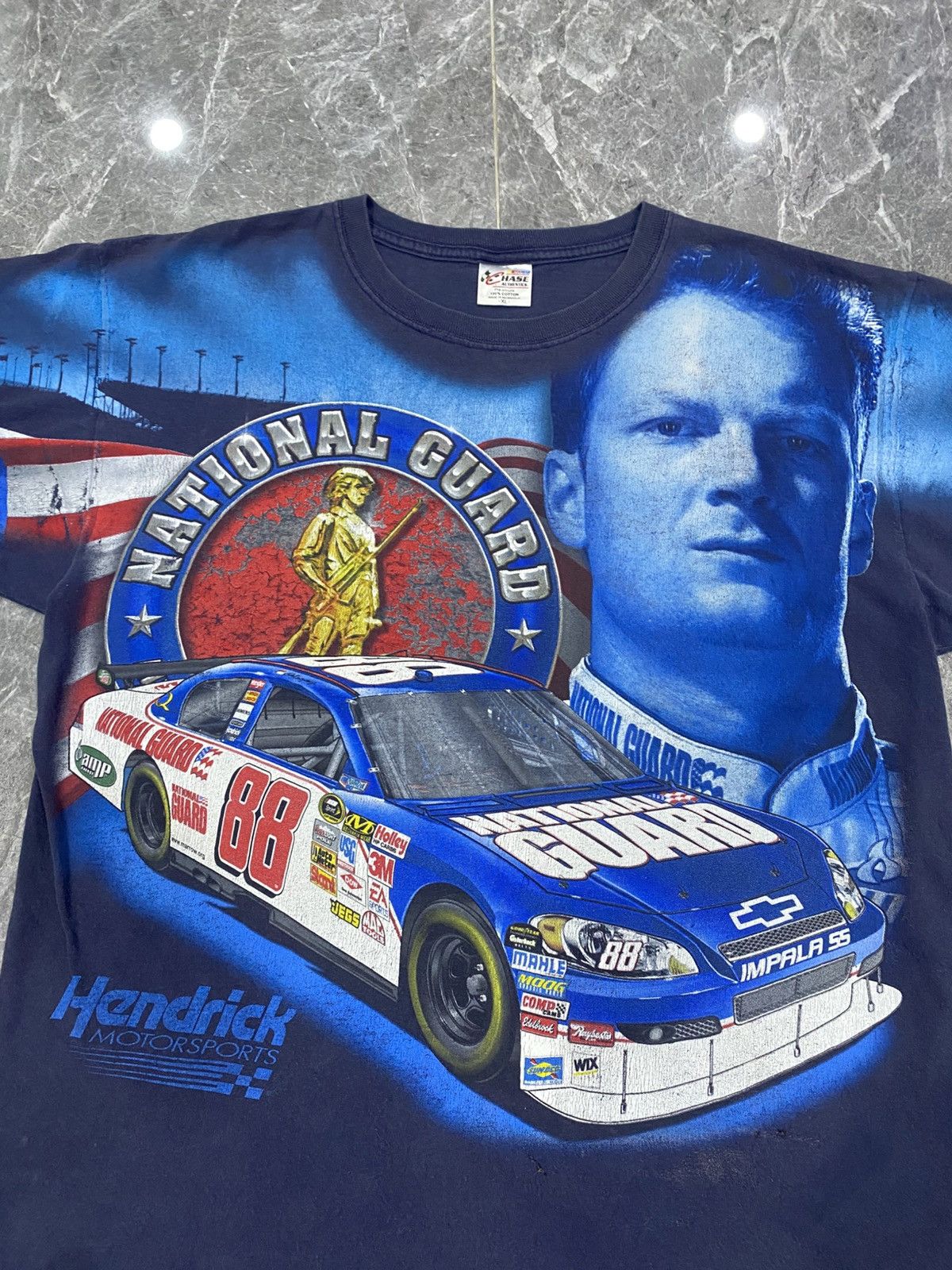 NASCAR Vintage Dale Earnhardt Nascar AOP Tee Size US XL / EU 56 / 4 - 3 Thumbnail