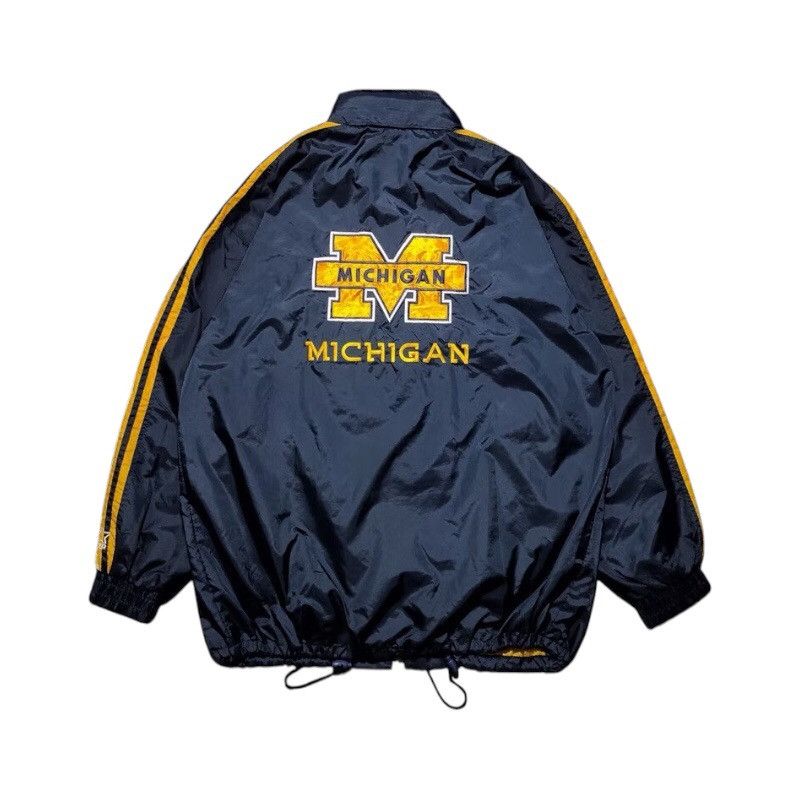 Starter × Vintage Vintage 90s Starter Michigan Spellout Jacket Size US M / EU 48-50 / 2 - 1 Thumbnail