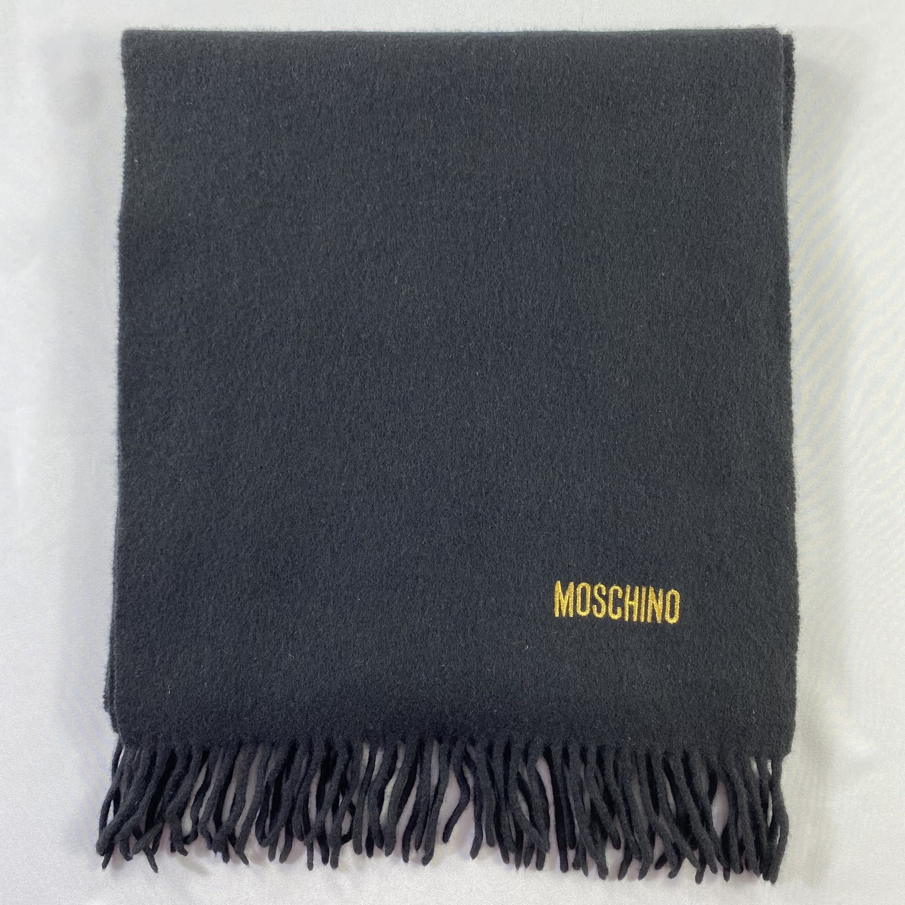 Moschino Plain Moschino Scarf Neck Wrap Wool Muffler Size ONE SIZE - 2 Thumbnail