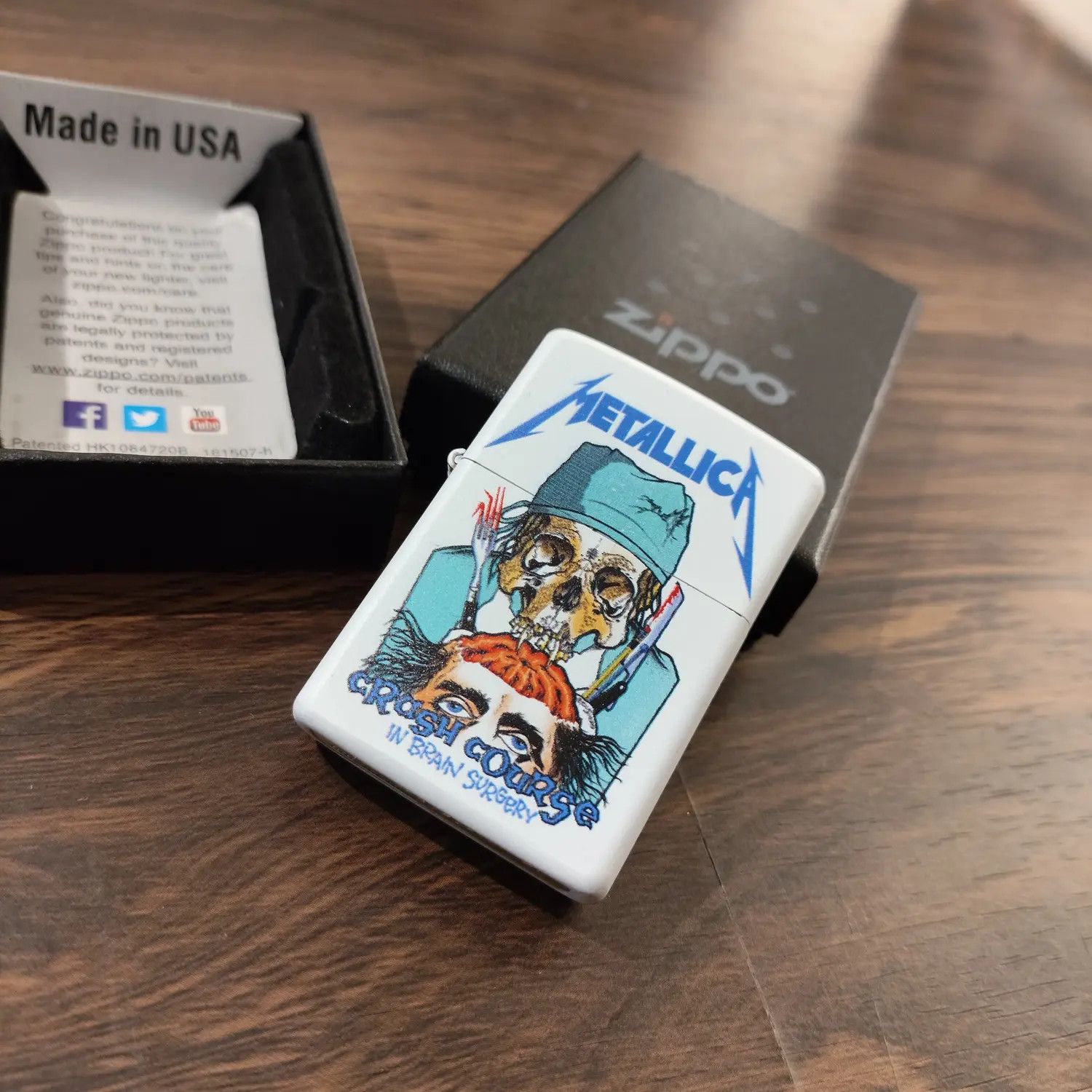 Zippo Metallica Zippo Lighter Size ONE SIZE - 1 Thumbnail