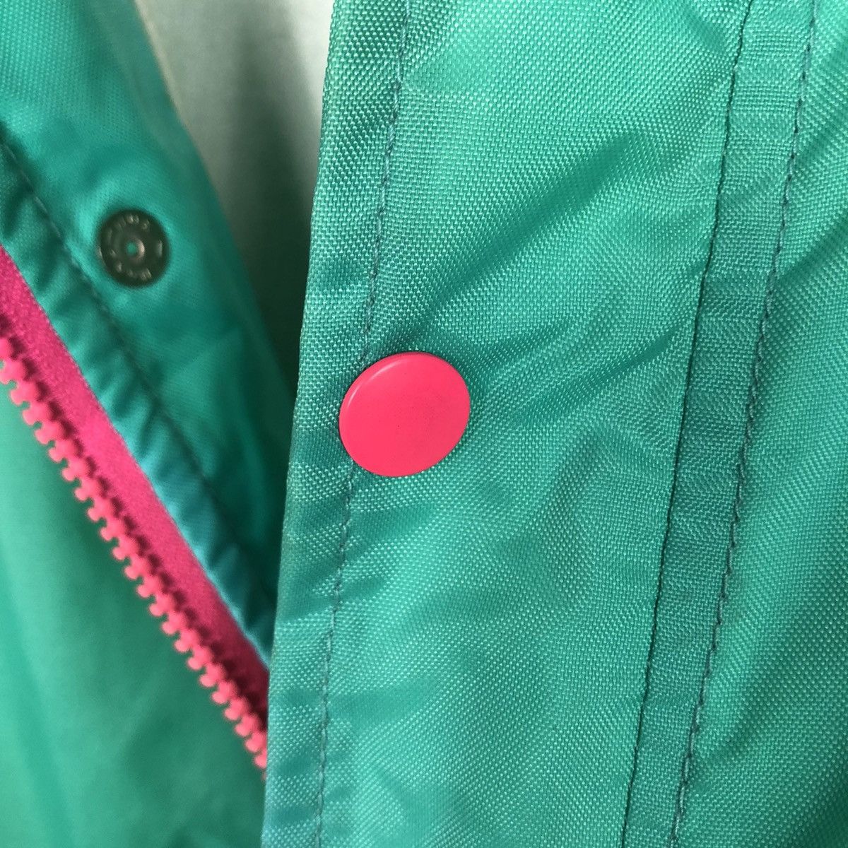 Japanese Brand 📌Vintage Bomber Jacket Sports Rainbow Apple Racing Team Size US L / EU 52-54 / 3 - 22 Thumbnail
