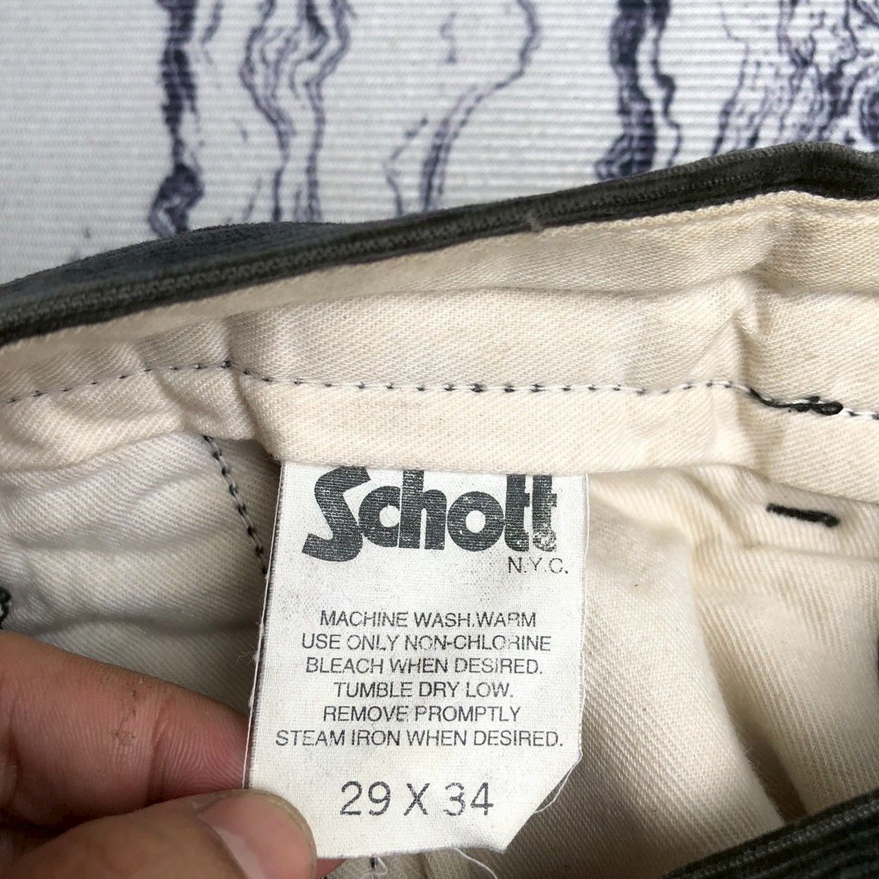 Schott 🔥 Schott NYC Made in Japan Corduroy Trousers Size US 29 - 7 Thumbnail