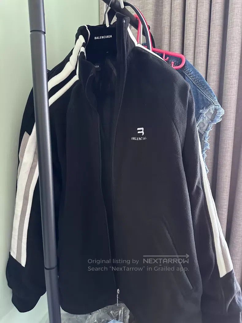 Balenciaga Balenciaga Fleece Vintage Sport Striped Jacket Size US XS / EU 42 / 0 - 1 Thumbnail