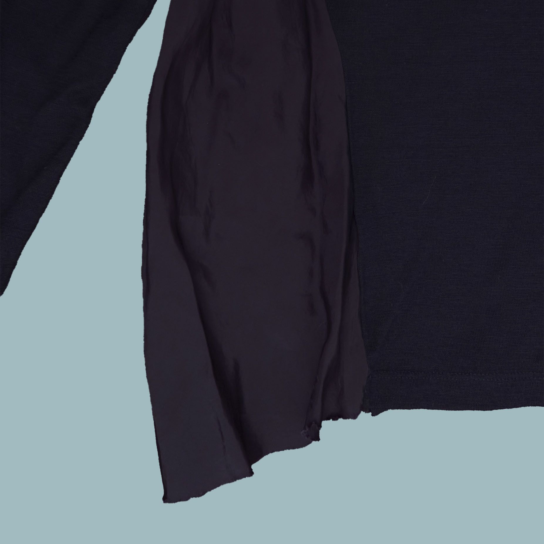 Y's *BNWOT* Y's Wool / Cupro Cardigan Nvy Sweater Yohji Yamamoto Size L / US 10 / IT 46 - 3 Thumbnail