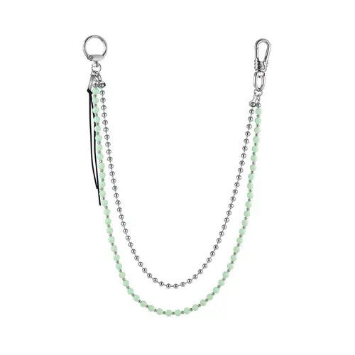Jewelry Double Layered Beaded Wallet Chain Size ONE SIZE - 6 Thumbnail