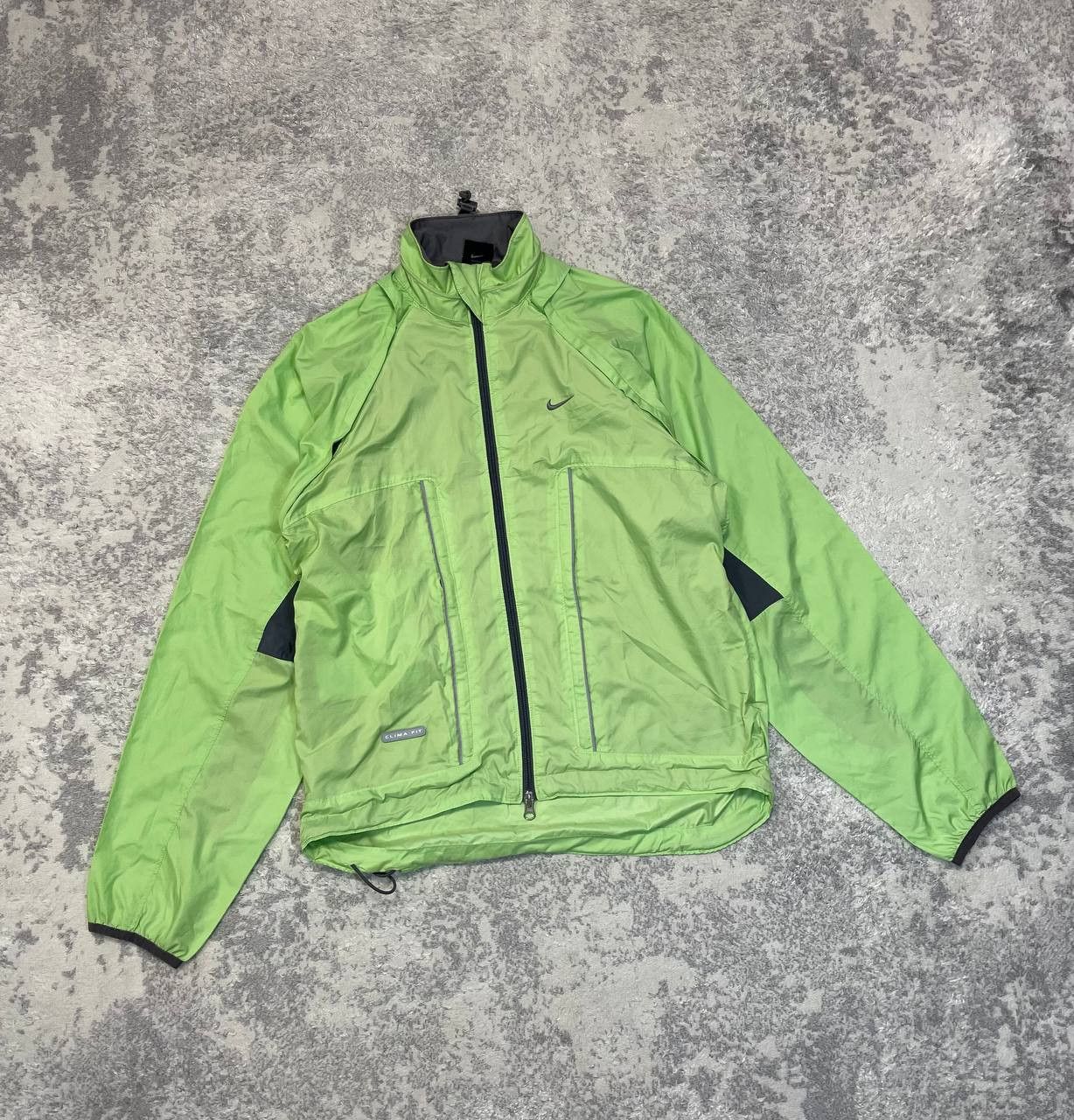 Nike Vintage Nike Clima-FIT Green Zip-Off Sleeves Jacket Men’s Size US S / EU 44-46 / 1 - 1 Thumbnail
