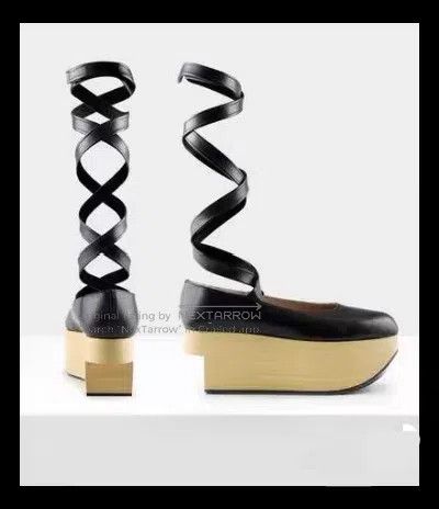 Vivienne Westwood Vivienne Westwood Rocking horse shoes with wooden soles an Size US 8.5 / IT 38.5 - 1 Thumbnail